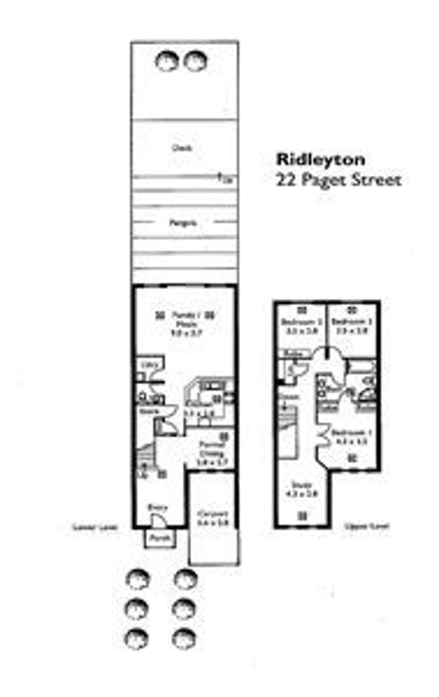 Floorplan of Homely house listing, 22 Paget Street, Ridleyton SA 5008