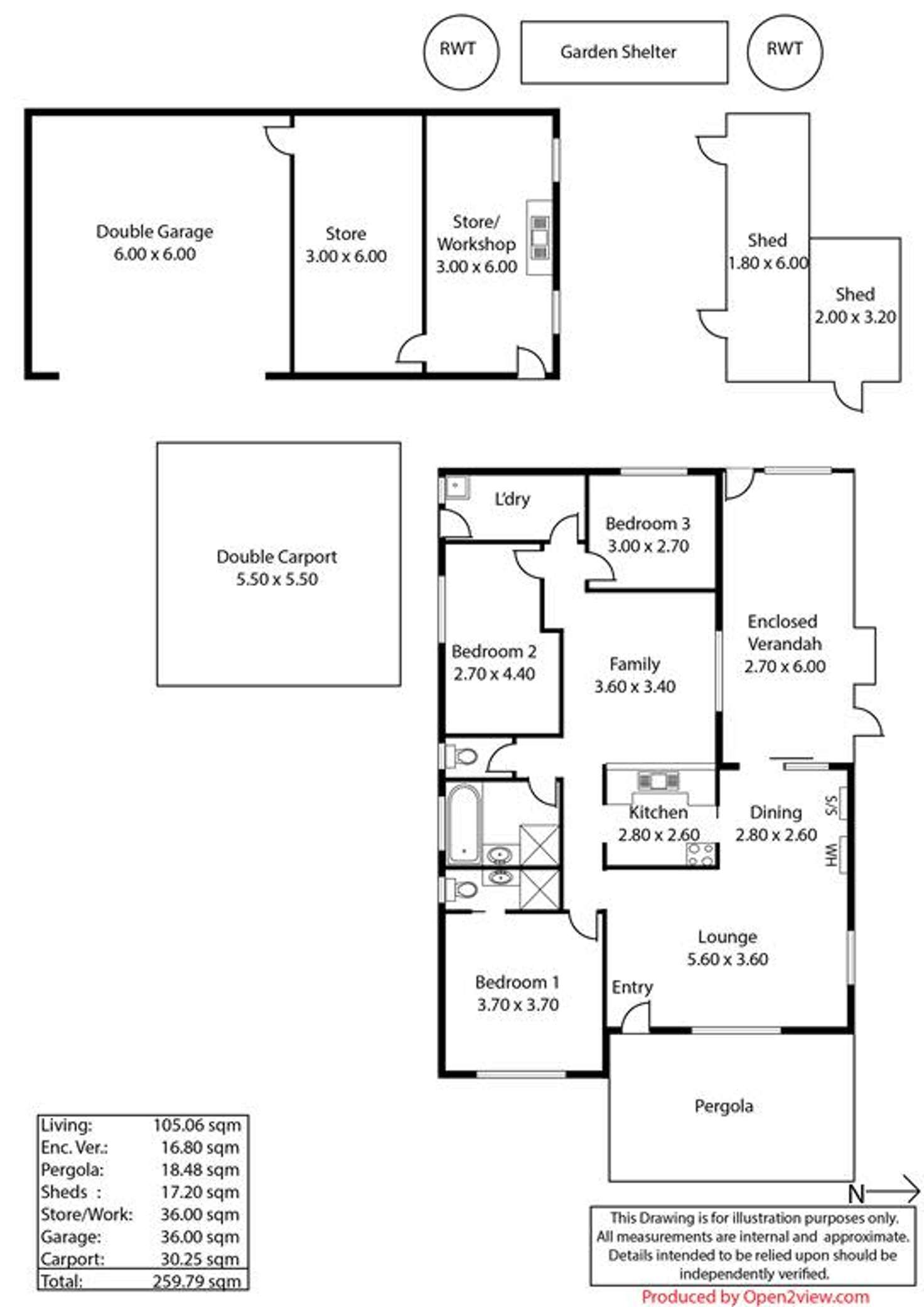 Floorplan of Homely lifestyle listing, 193 valley road, Angaston SA 5353
