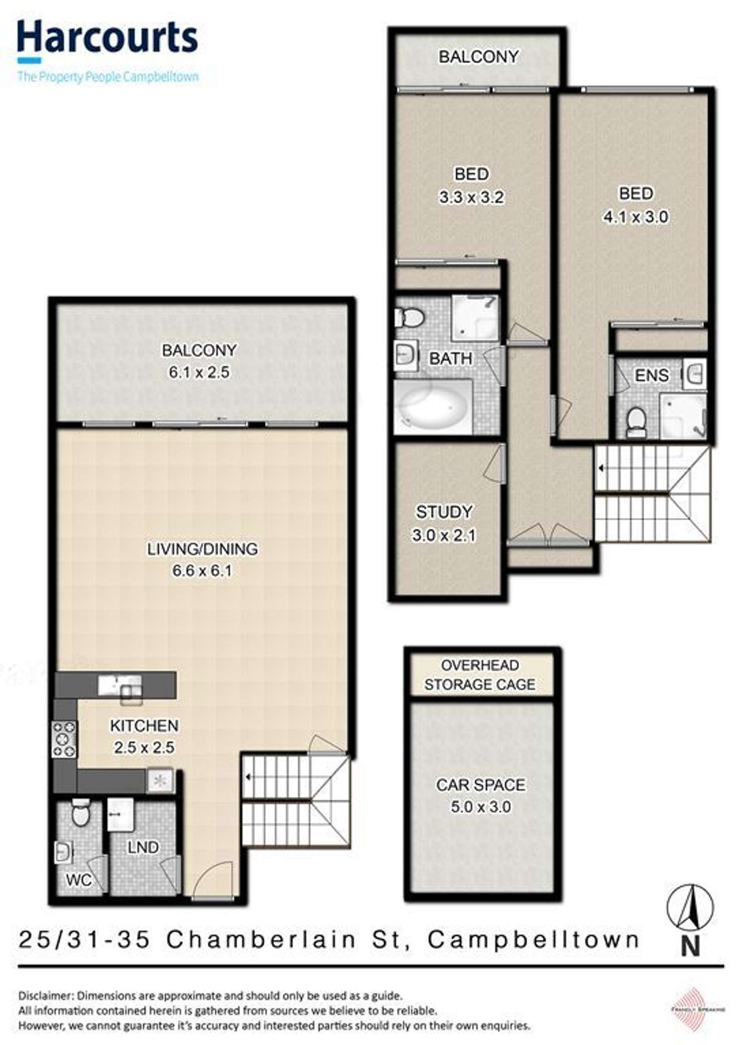 Floorplan of Homely apartment listing, 25/31-35 Chamberlain Street, Campbelltown NSW 2560