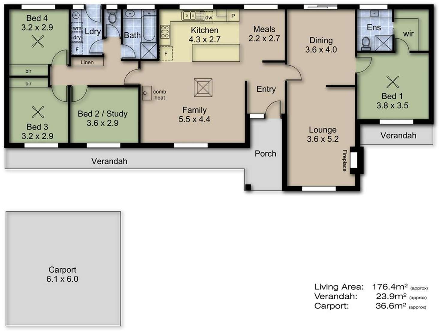Floorplan of Homely house listing, 6 Somerset Road, Aldgate SA 5154