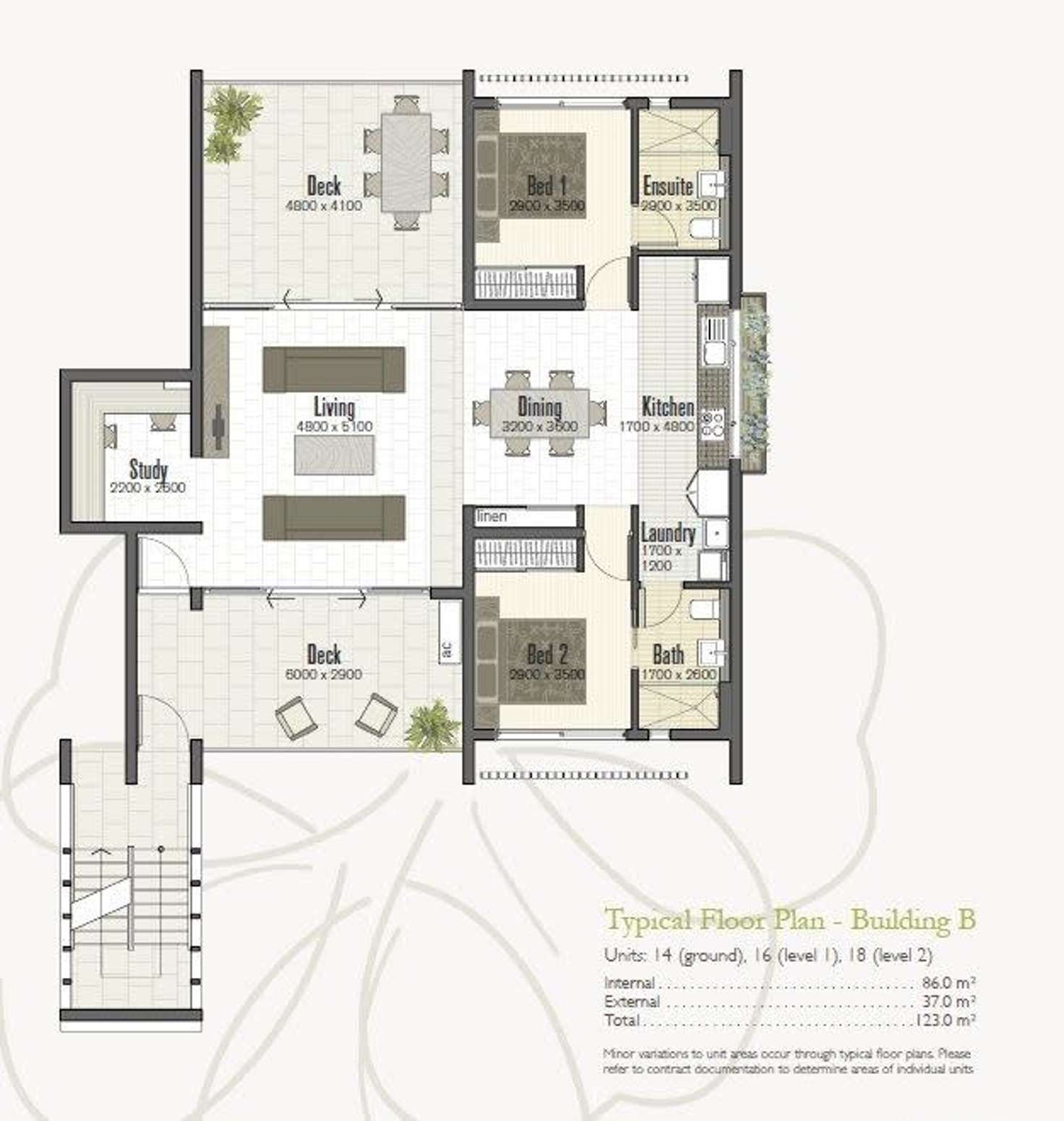 Floorplan of Homely unit listing, 14/91 Beckett Road, Mcdowall QLD 4053