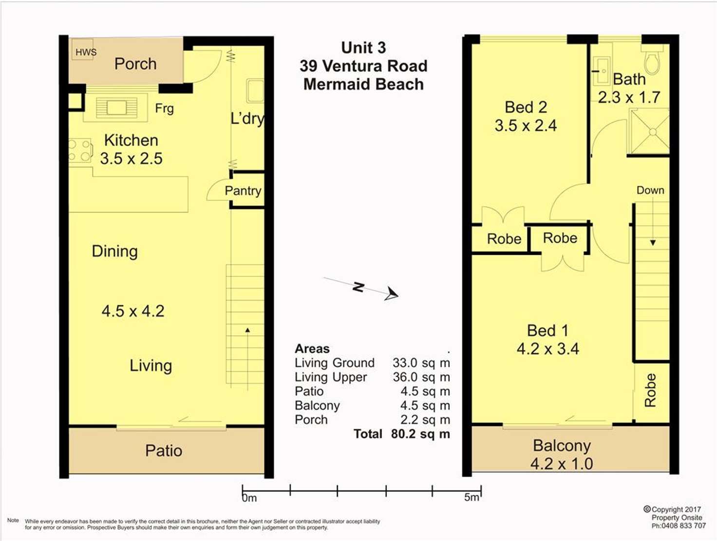 Floorplan of Homely unit listing, 3/39 Ventura Road, Mermaid Beach QLD 4218