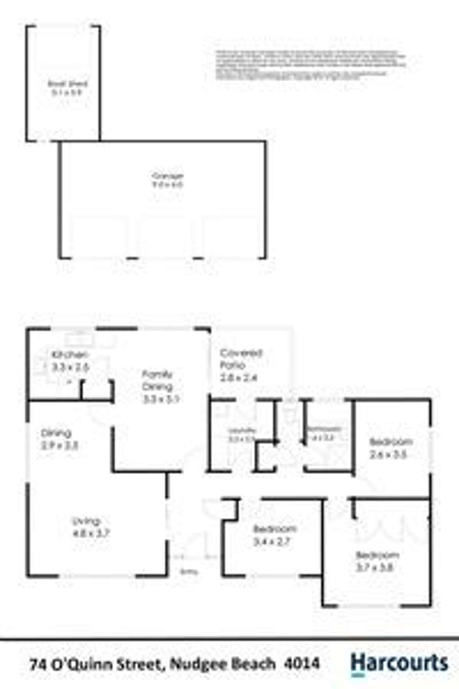 Floorplan of Homely house listing, 74 O'Quinn Street, Nudgee Beach QLD 4014