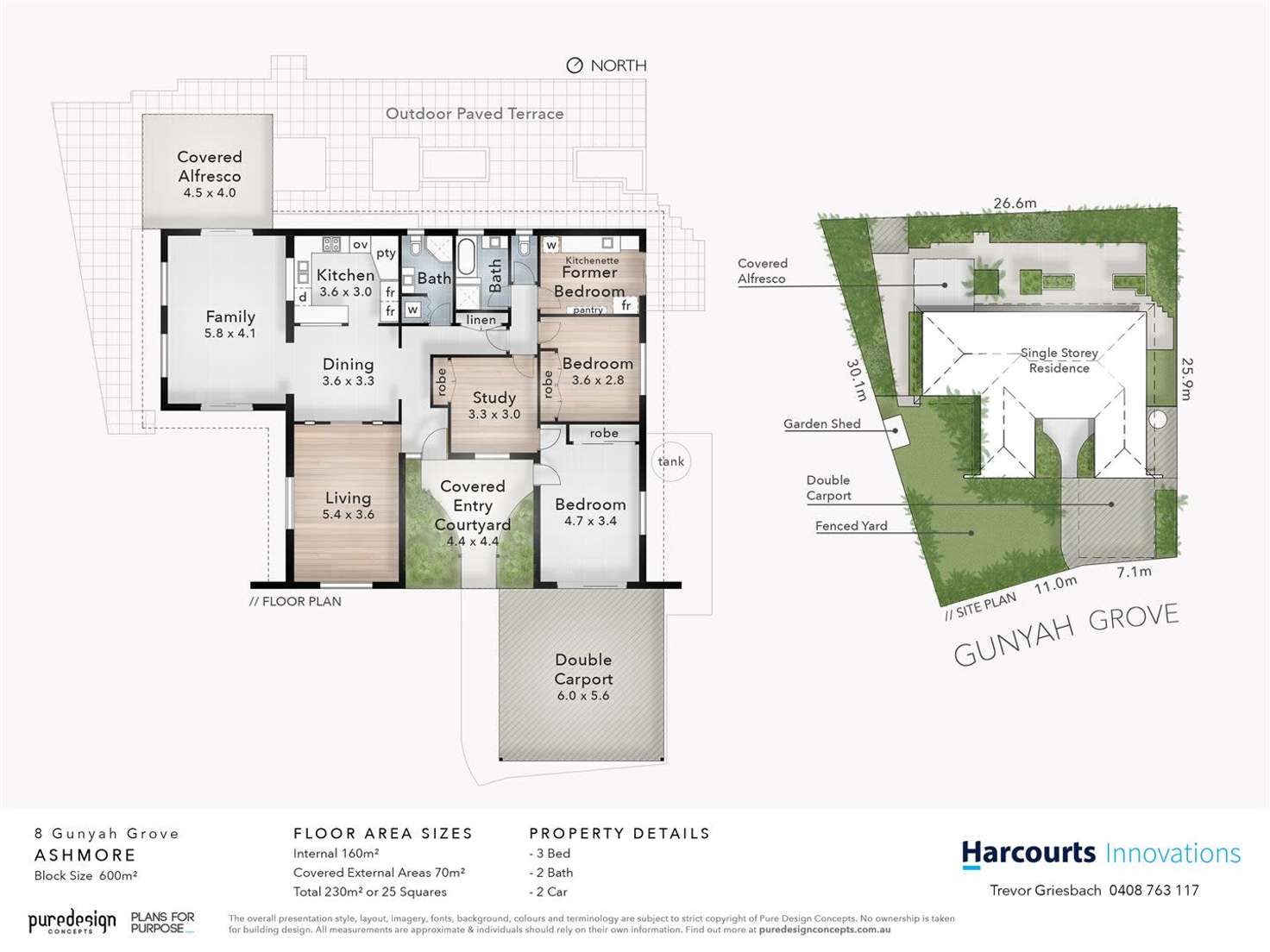 Floorplan of Homely house listing, 8 Gunyah Grove, Ashmore QLD 4214