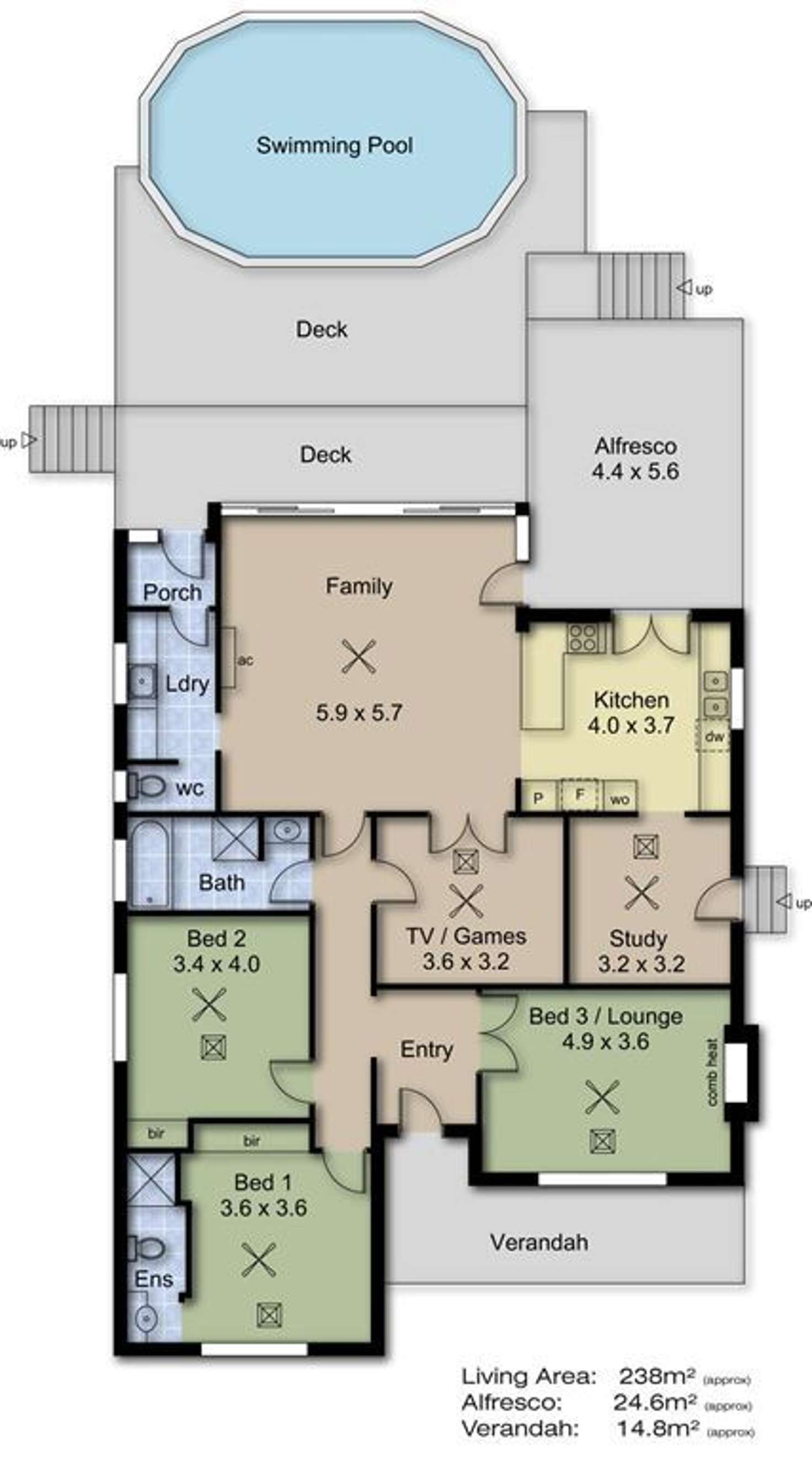 Floorplan of Homely house listing, 13 Churinga Road, Aldgate SA 5154