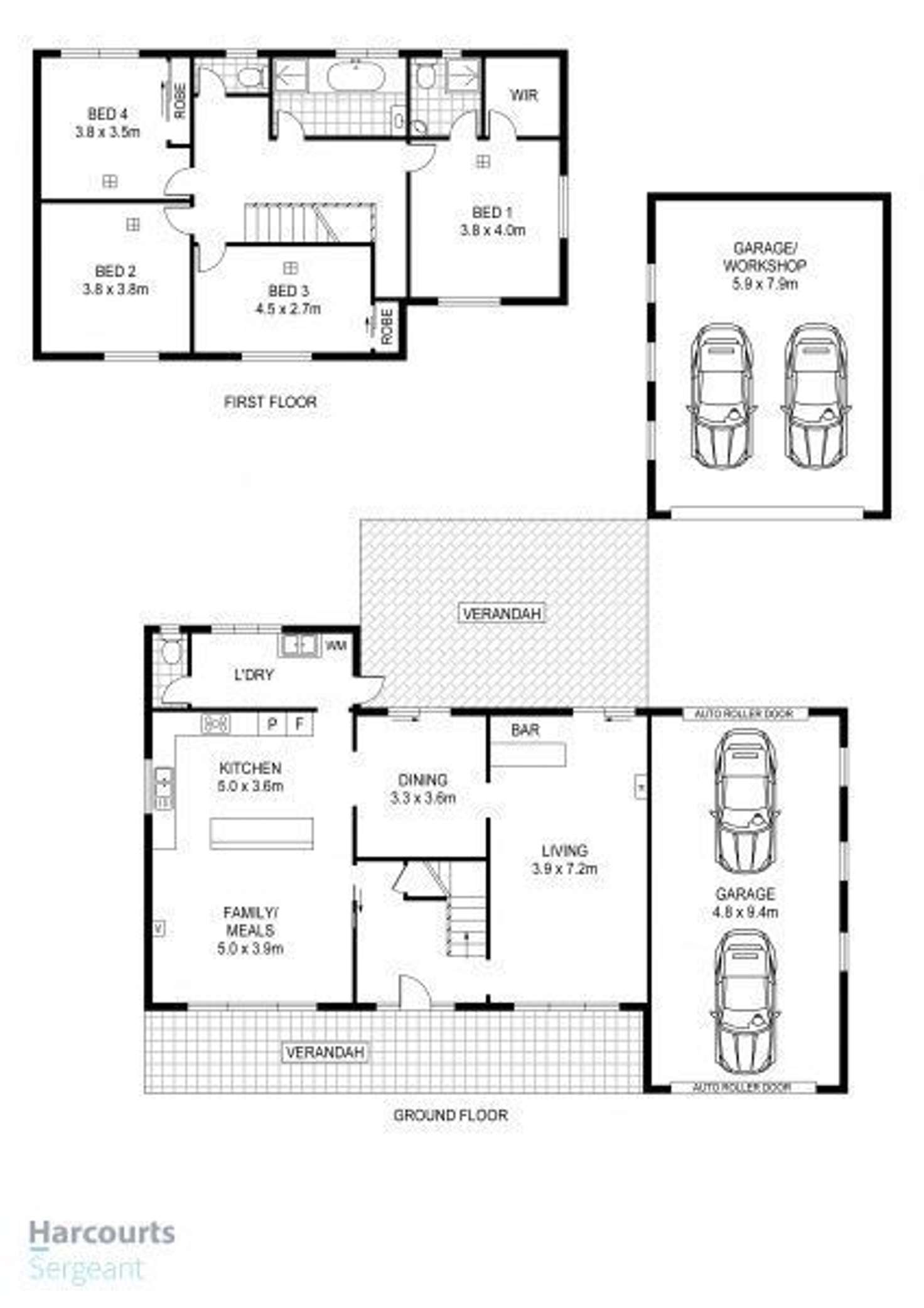 Floorplan of Homely house listing, 37 Grandview Drive, Hillbank SA 5112