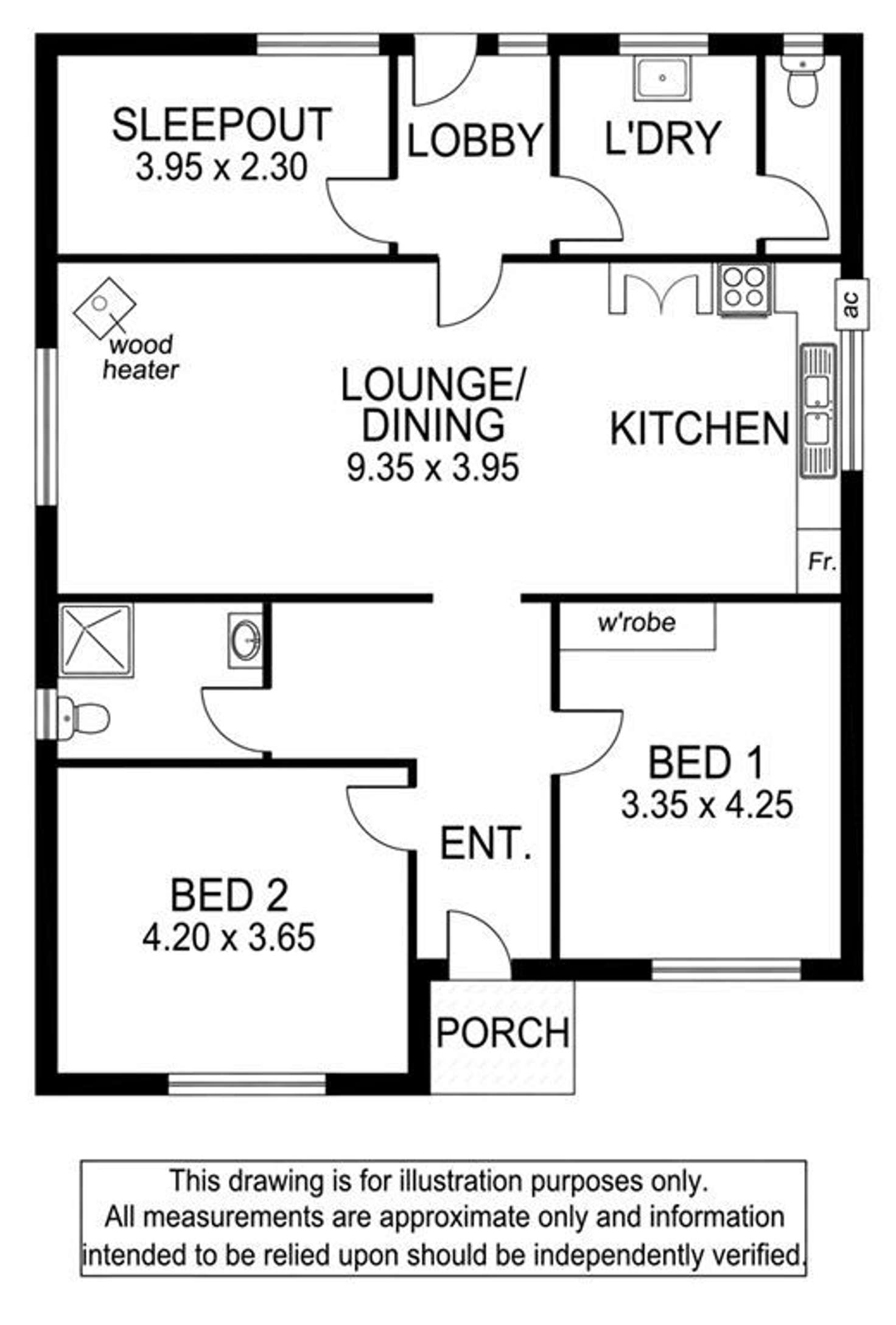 Floorplan of Homely house listing, 21 Millicent Street, Athol Park SA 5012