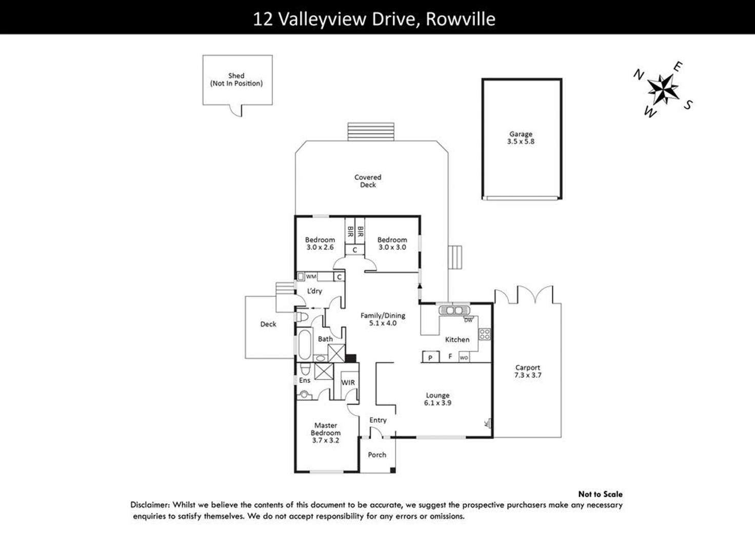 Floorplan of Homely house listing, 12 Valleyview Drive, Rowville VIC 3178