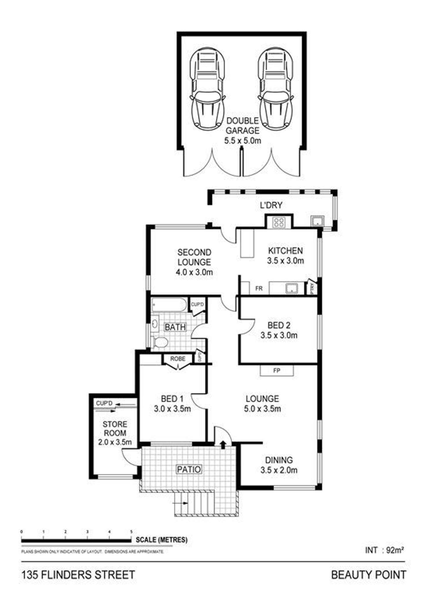 Floorplan of Homely house listing, 135 Flinders Street, Beauty Point TAS 7270