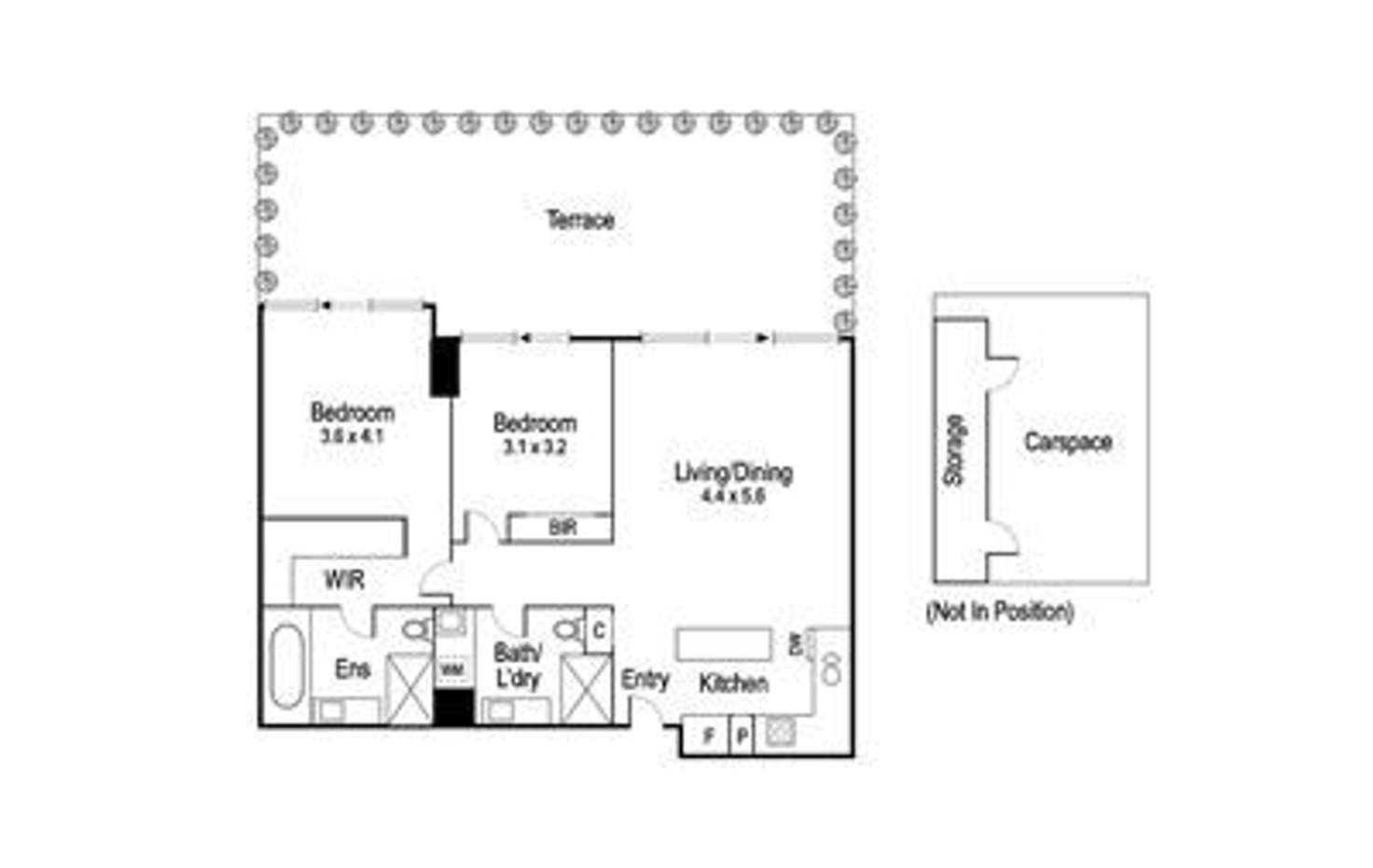 Floorplan of Homely apartment listing, GO5/188 Canterbury Road, Canterbury VIC 3126