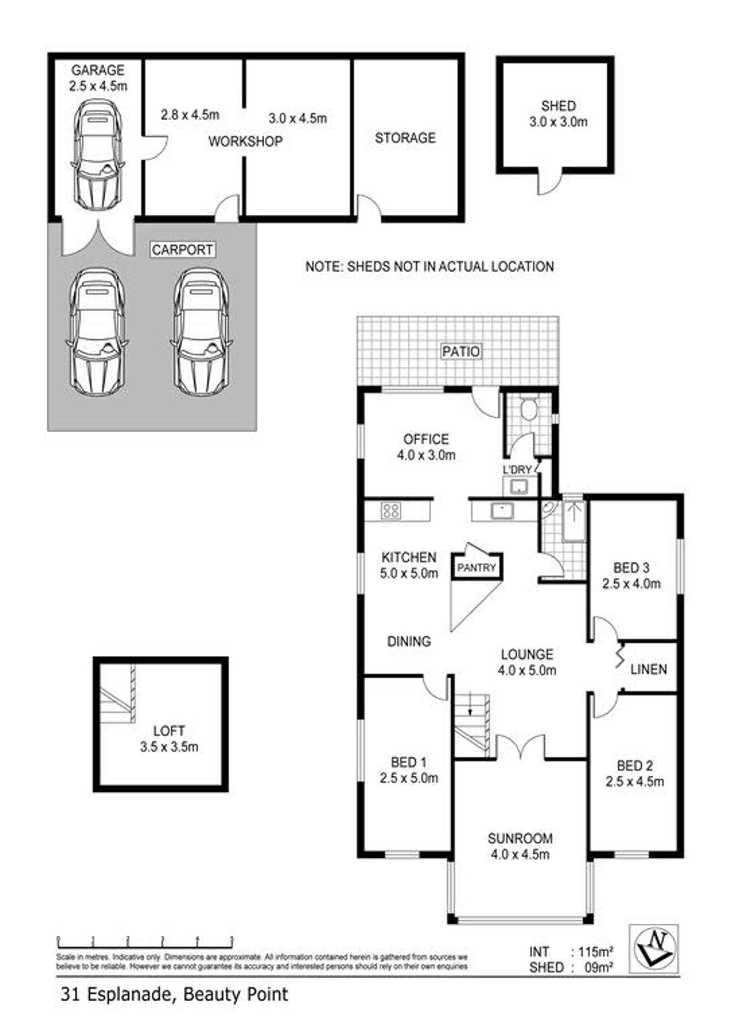 Floorplan of Homely house listing, 31 Esplanade, Beauty Point TAS 7270