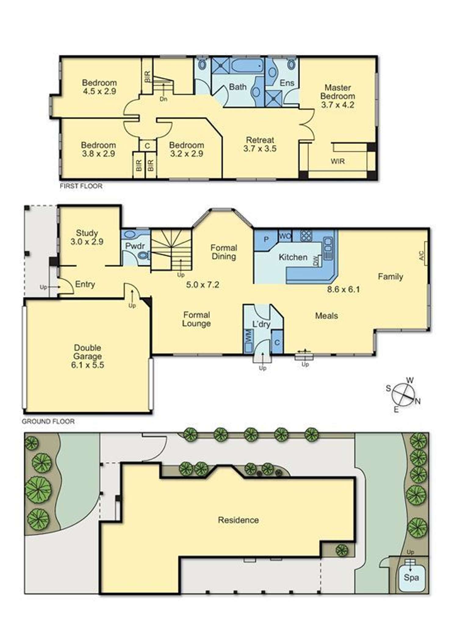 Floorplan of Homely house listing, 71 Manning Clark Road, Mill Park VIC 3082