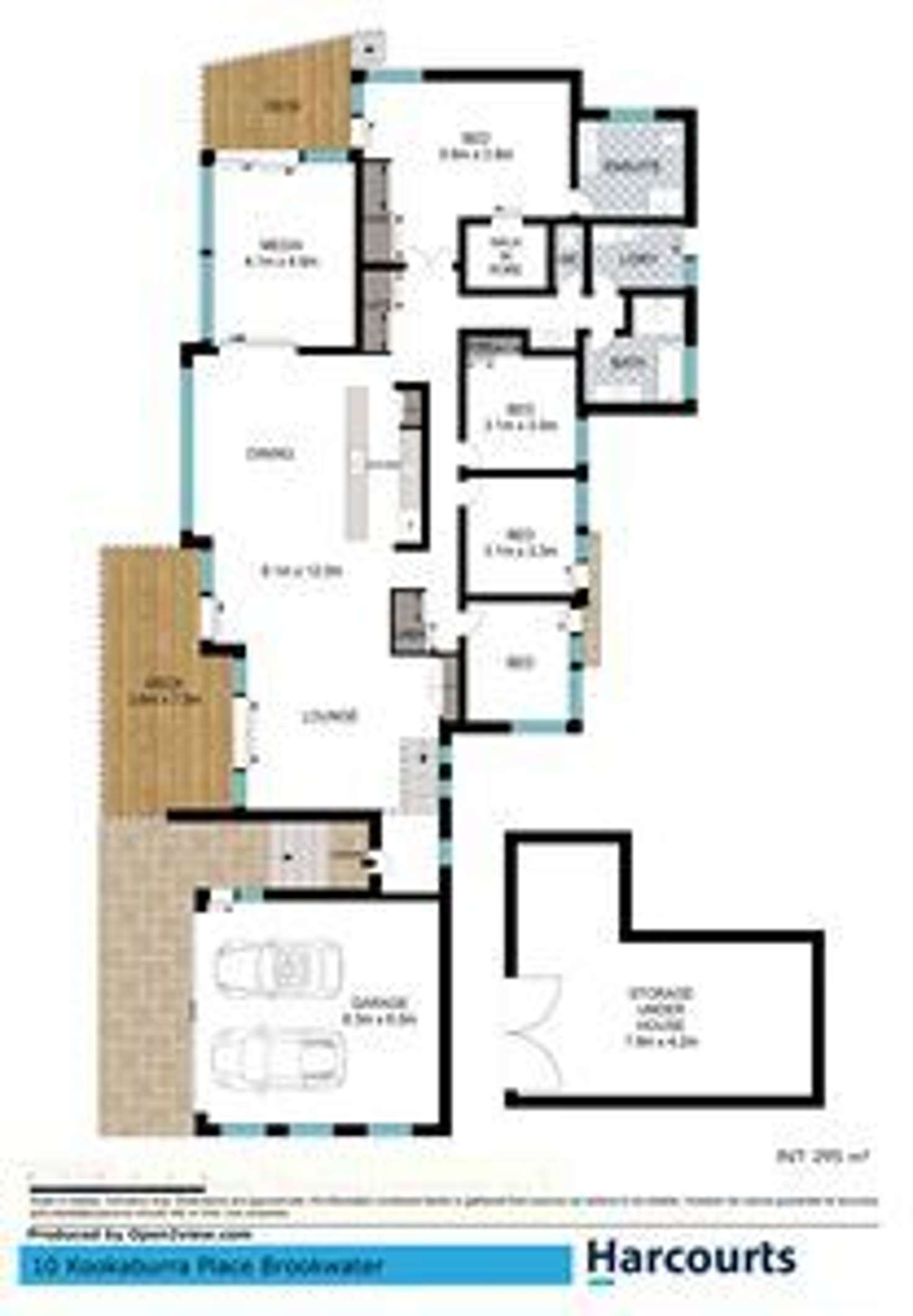 Floorplan of Homely house listing, 10 Kookaburra Place, Brookwater QLD 4300