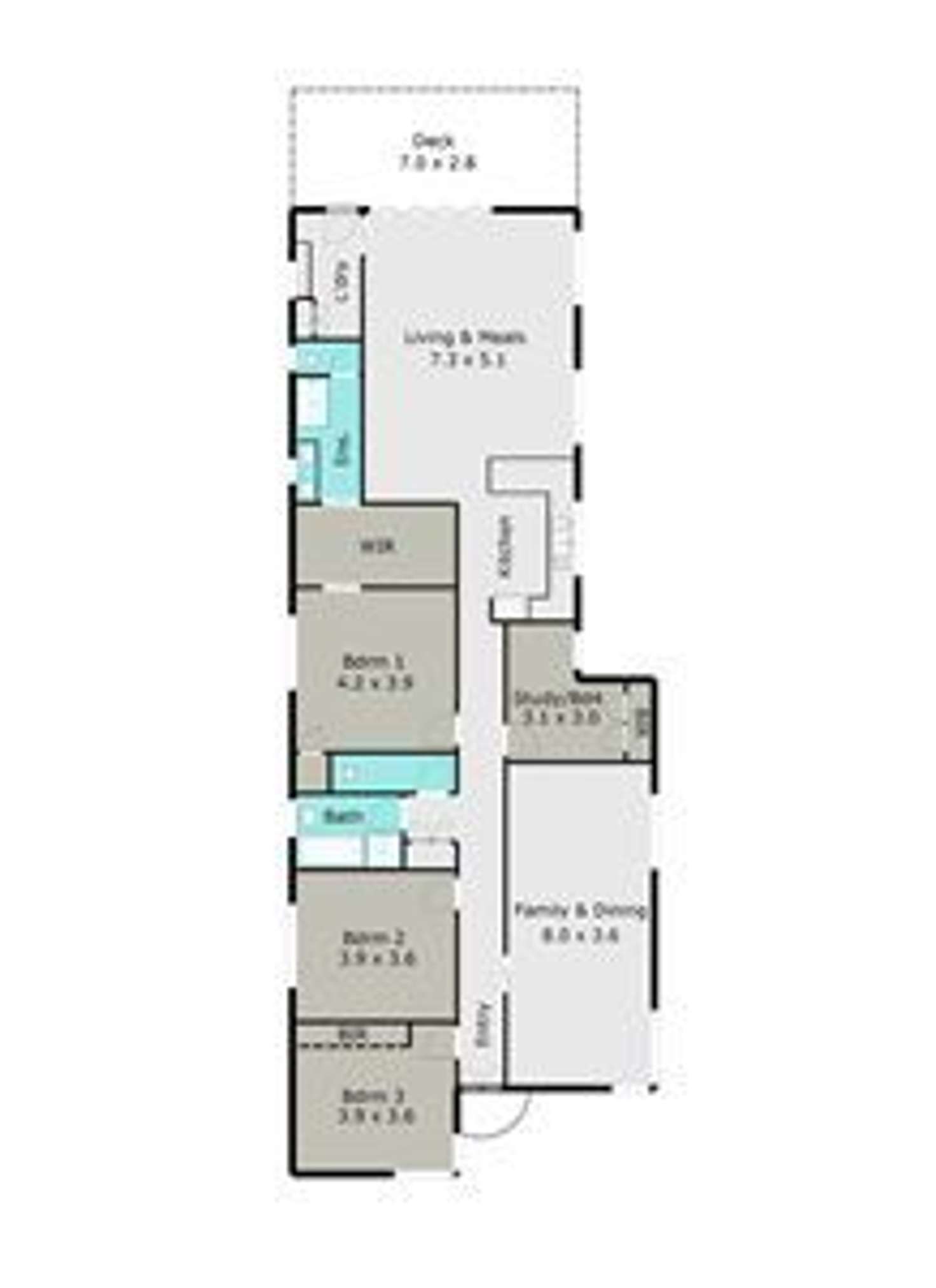 Floorplan of Homely house listing, 511A Havelock Street, Soldiers Hill VIC 3350