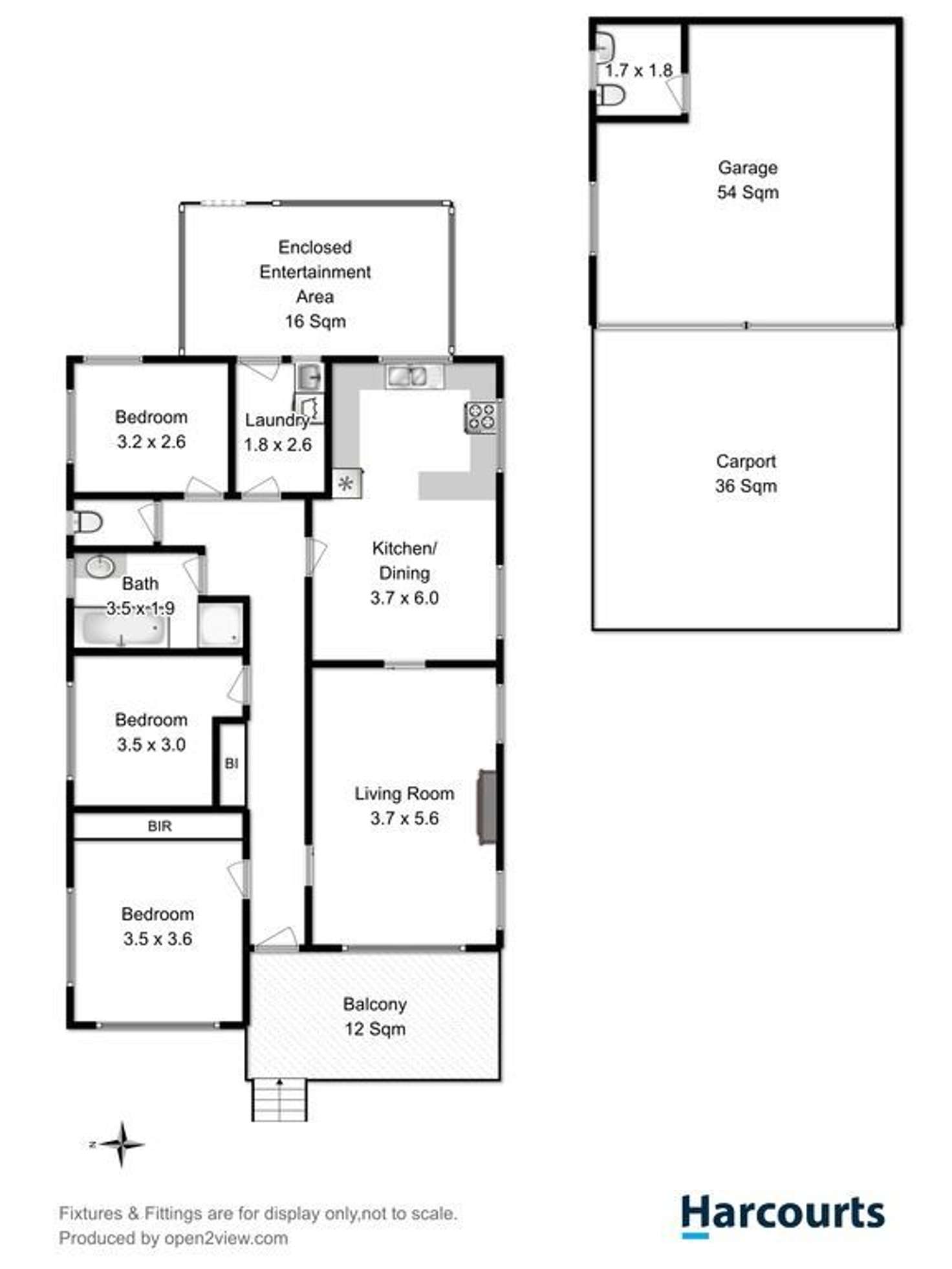 Floorplan of Homely house listing, 23 Le Compte Place, Bagdad TAS 7030