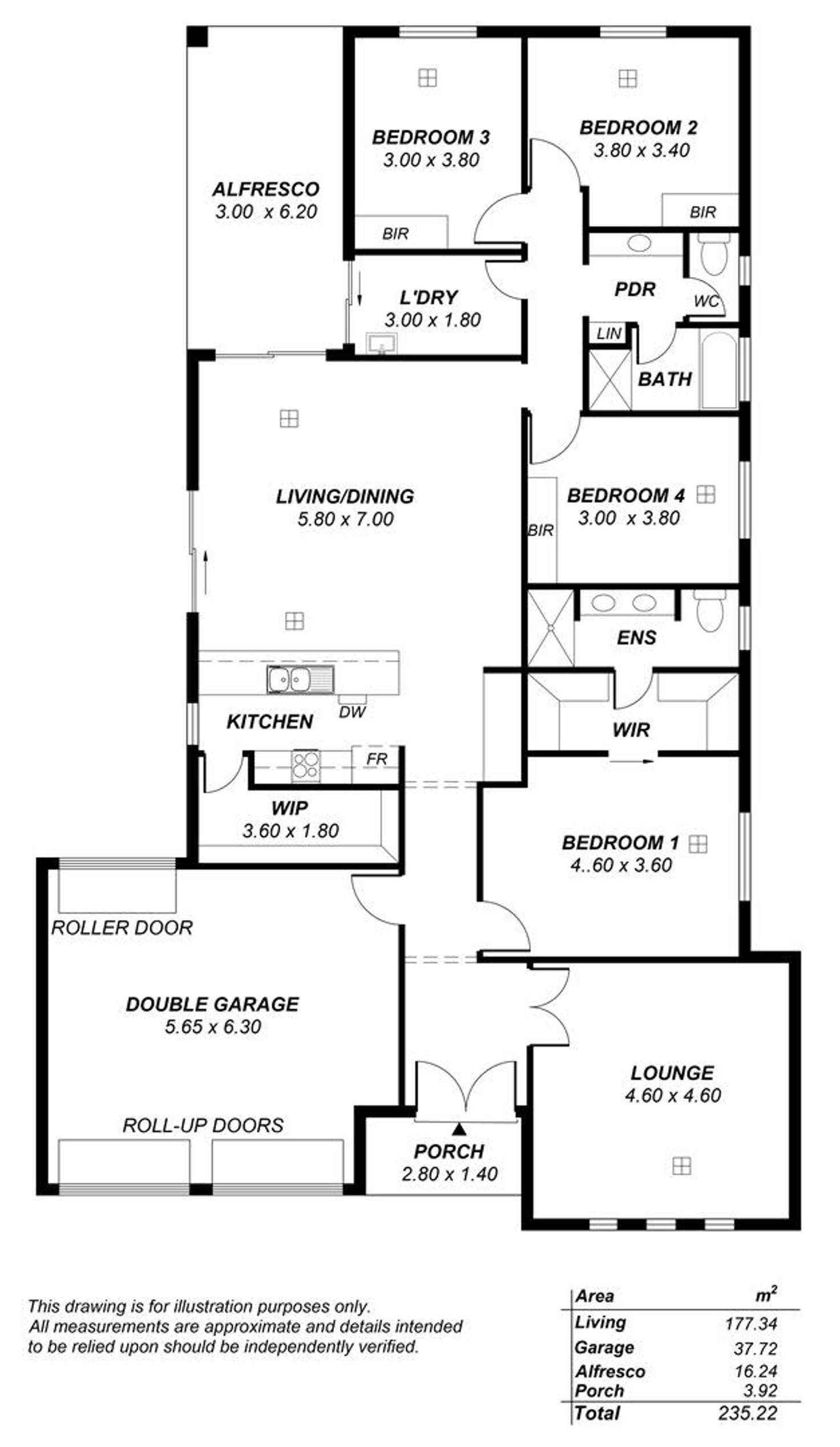 Floorplan of Homely house listing, 18 Sapphire Way, Aldinga Beach SA 5173