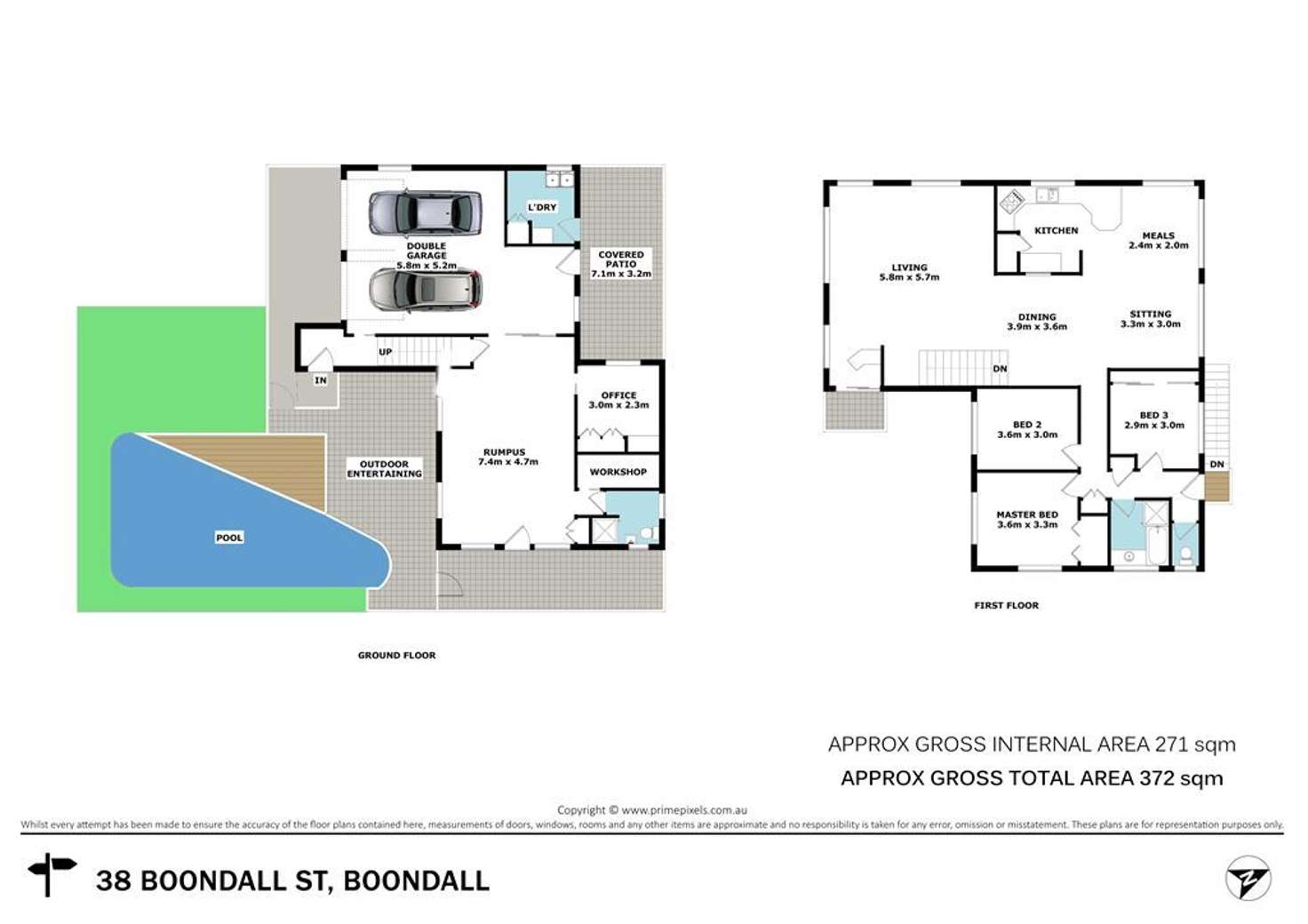 Floorplan of Homely house listing, 38 Boondall Street, Boondall QLD 4034