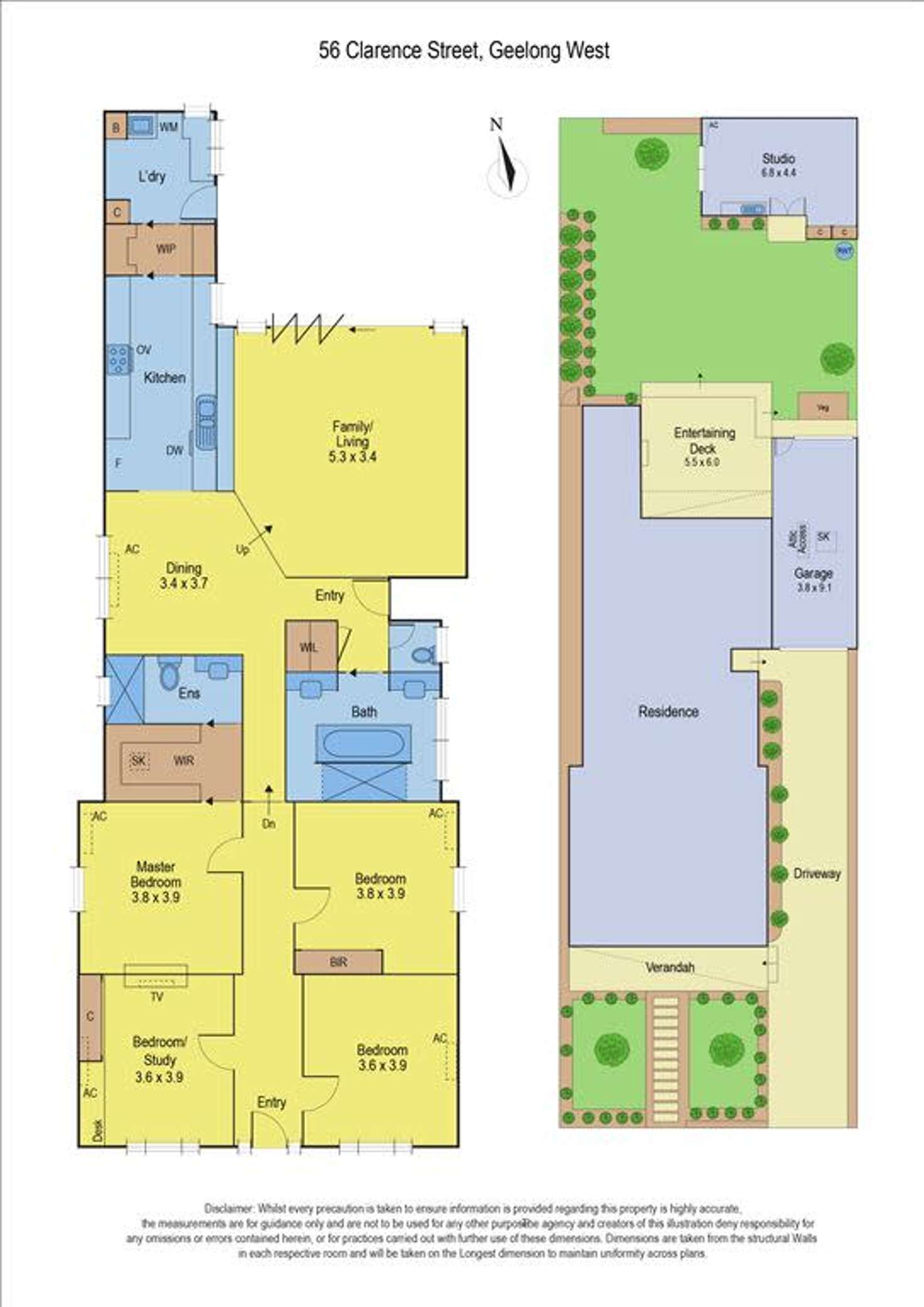 Floorplan of Homely house listing, 56 Clarence Street, Geelong West VIC 3218