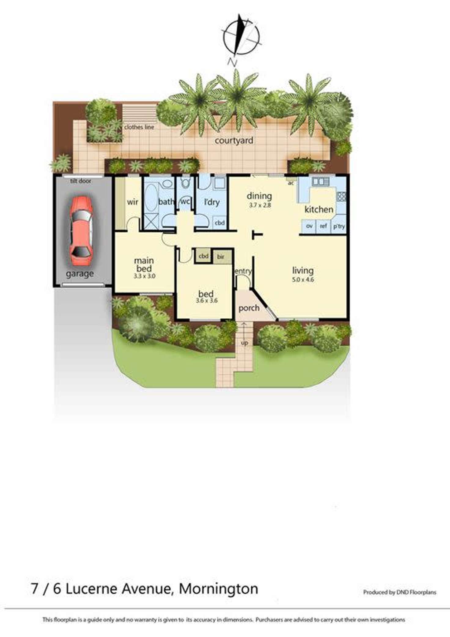 Floorplan of Homely unit listing, 7/6 Lucerne Avenue, Mornington VIC 3931