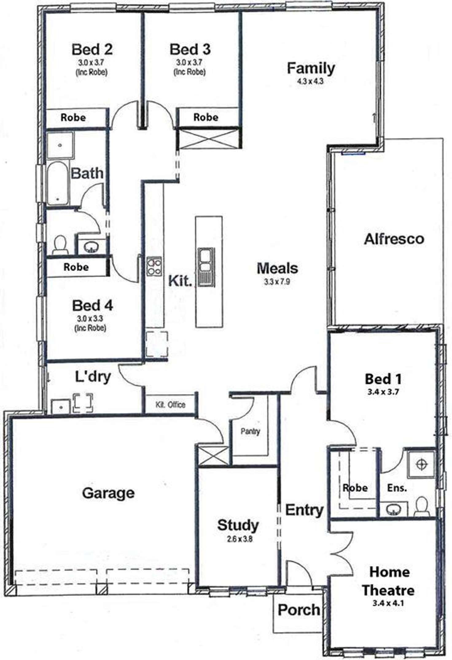 Floorplan of Homely house listing, 19 Discovery Way, Andrews Farm SA 5114