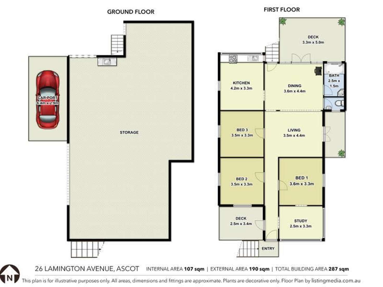 Floorplan of Homely house listing, 26 Lamington Avenue, Ascot QLD 4007