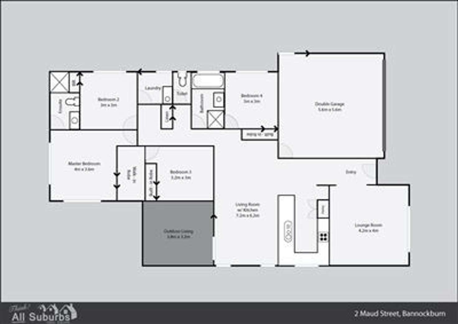 Floorplan of Homely house listing, 2 Maud Street, Bannockburn QLD 4207