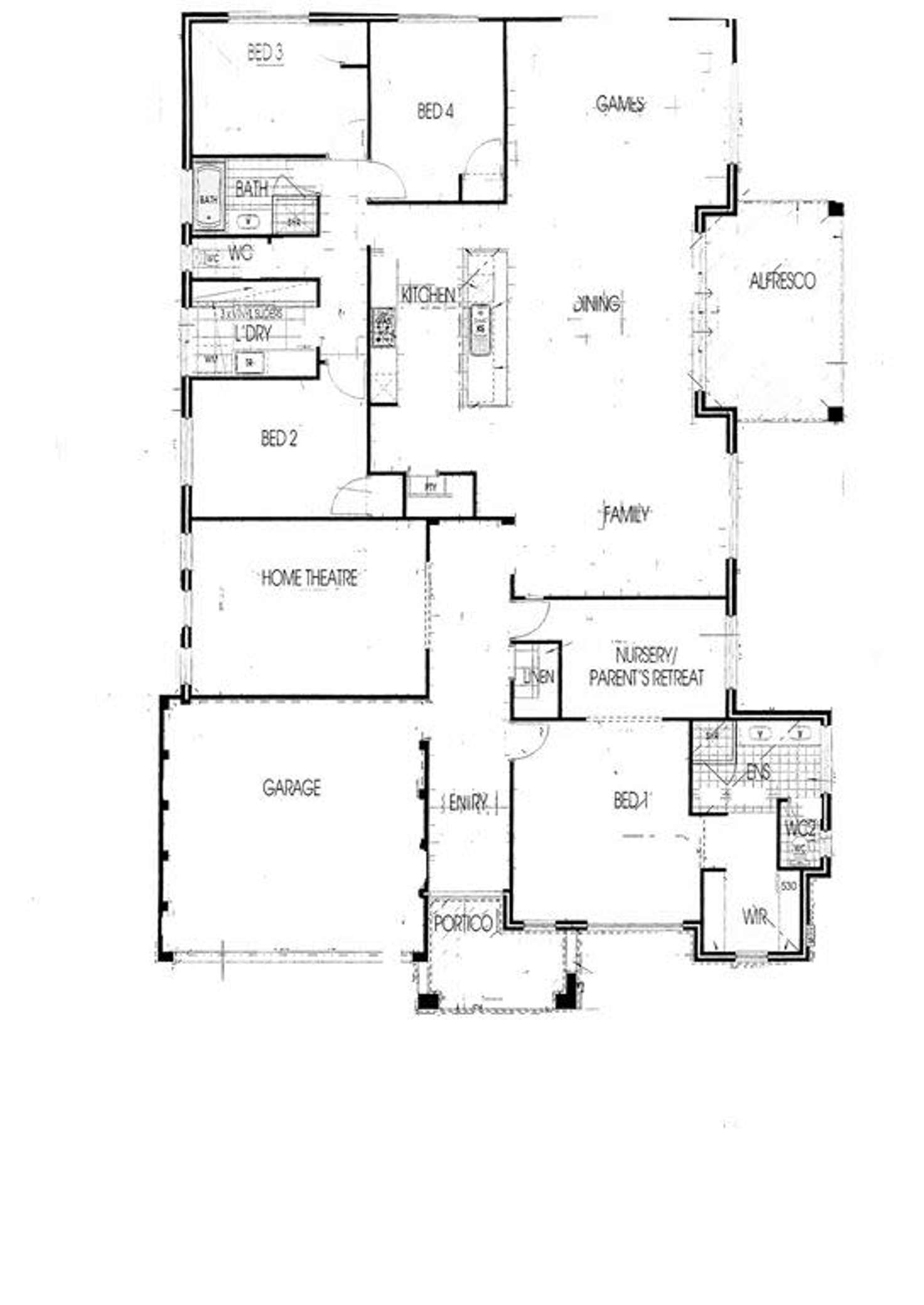 Floorplan of Homely house listing, 16 Gilbreth Bend, Tapping WA 6065