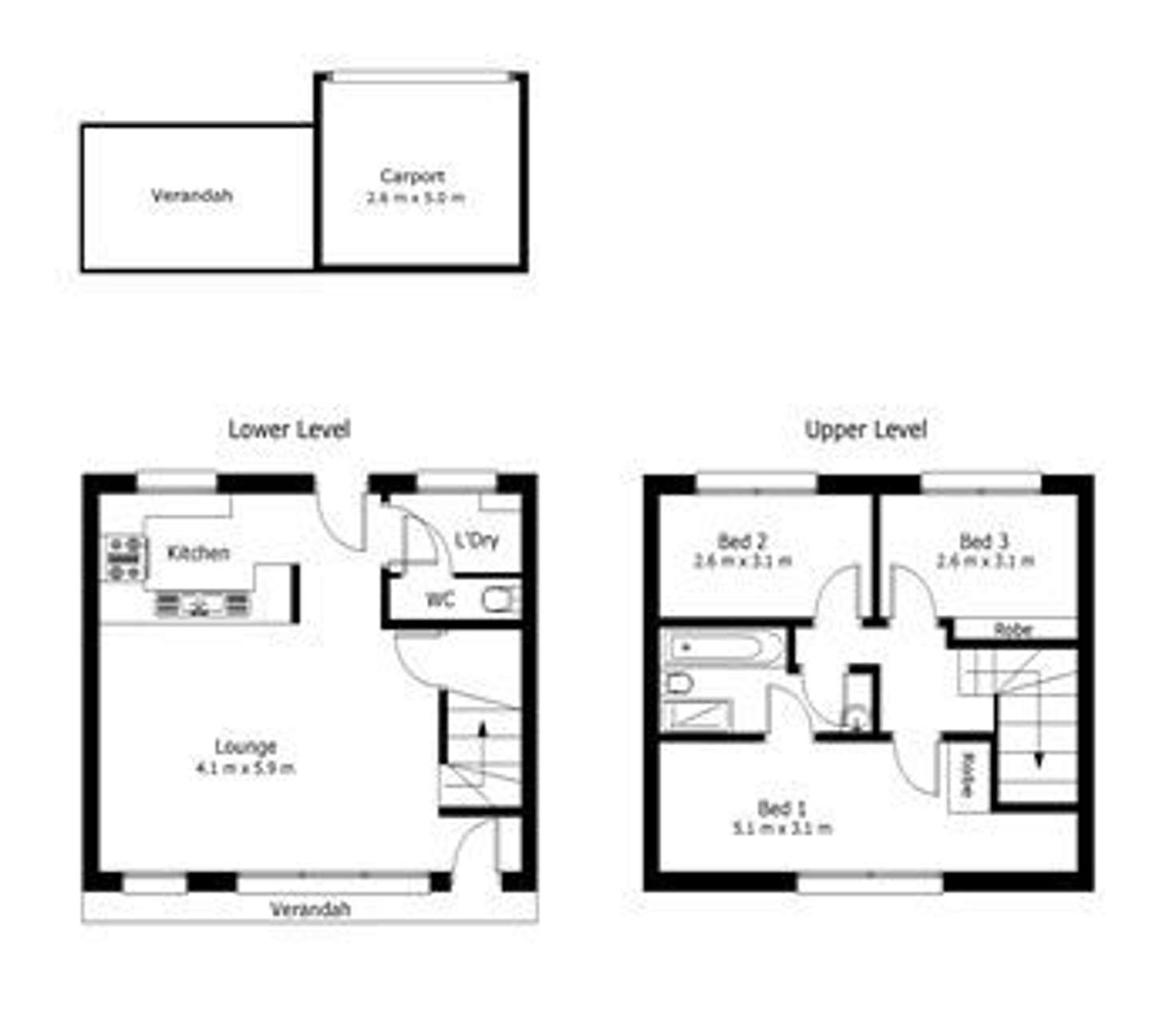 Floorplan of Homely unit listing, 7/7 Ashley Place, Ridleyton SA 5008