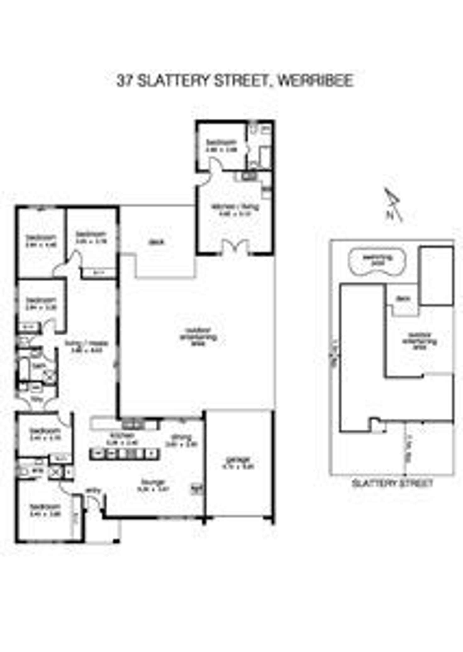 Floorplan of Homely house listing, 37 Slattery Street, Werribee VIC 3030