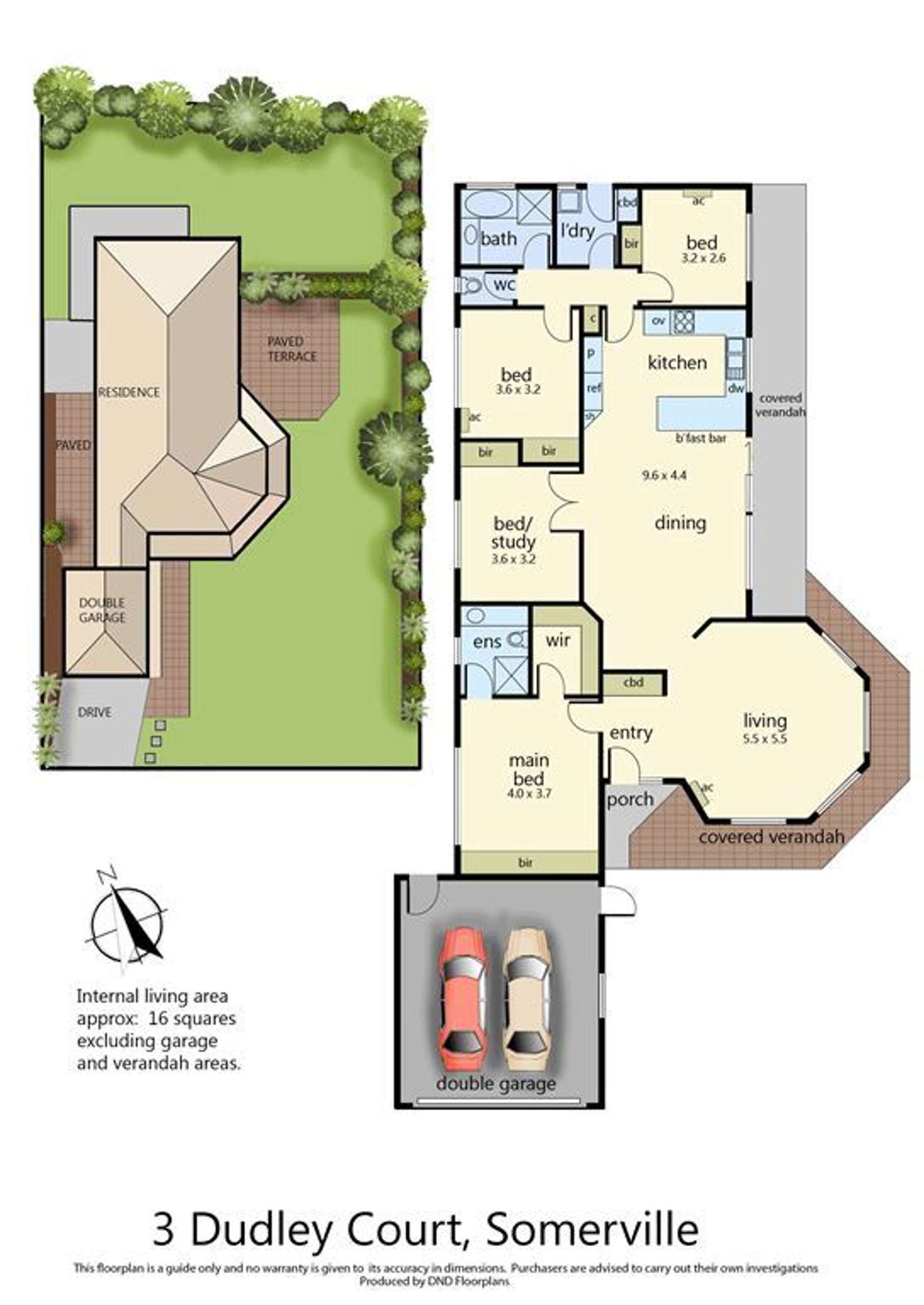 Floorplan of Homely house listing, 3 Dudley Court, Somerville VIC 3912