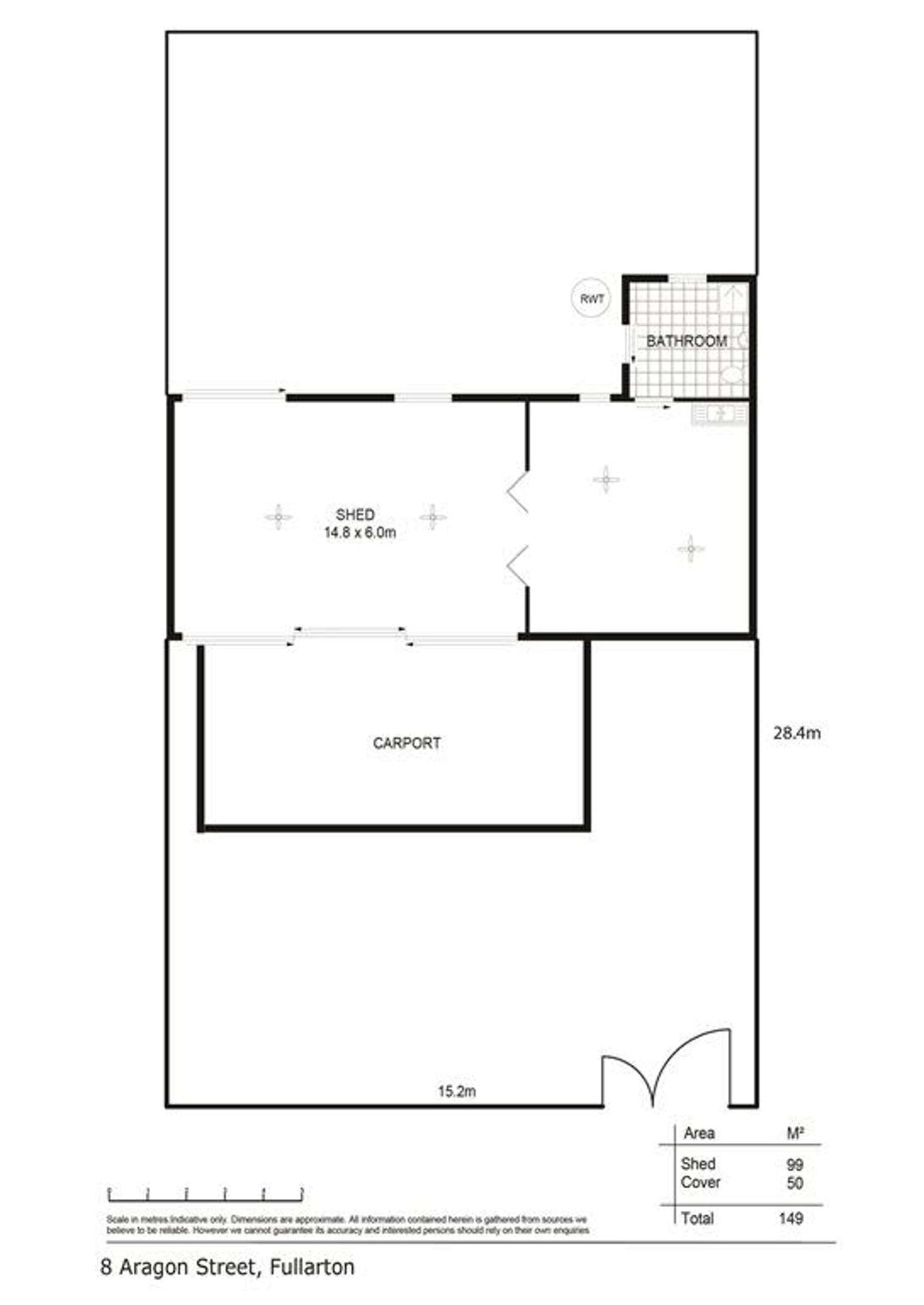 Floorplan of Homely residentialLand listing, 8 Aragon Street, Fullarton SA 5063