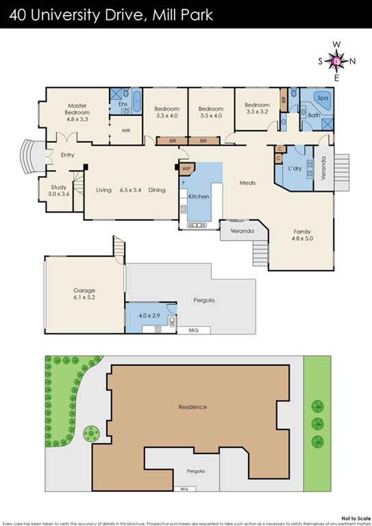 Floorplan of Homely house listing, 40 University Drive, Mill Park VIC 3082