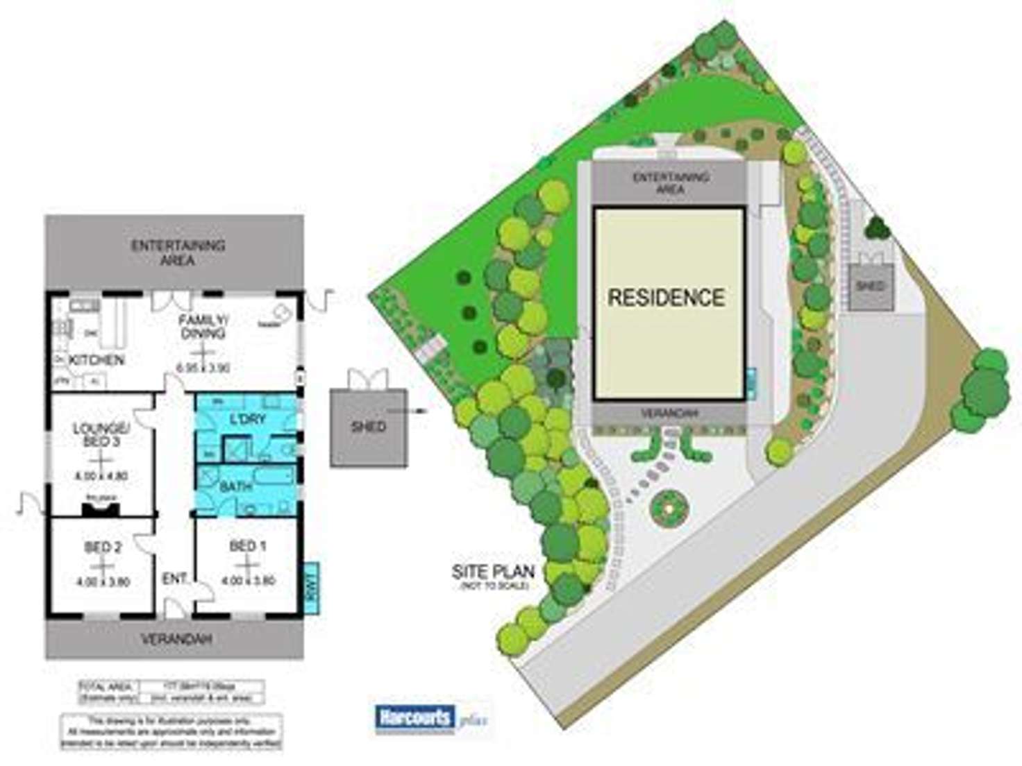 Floorplan of Homely house listing, 17A Murtoa Road, Eden Hills SA 5050