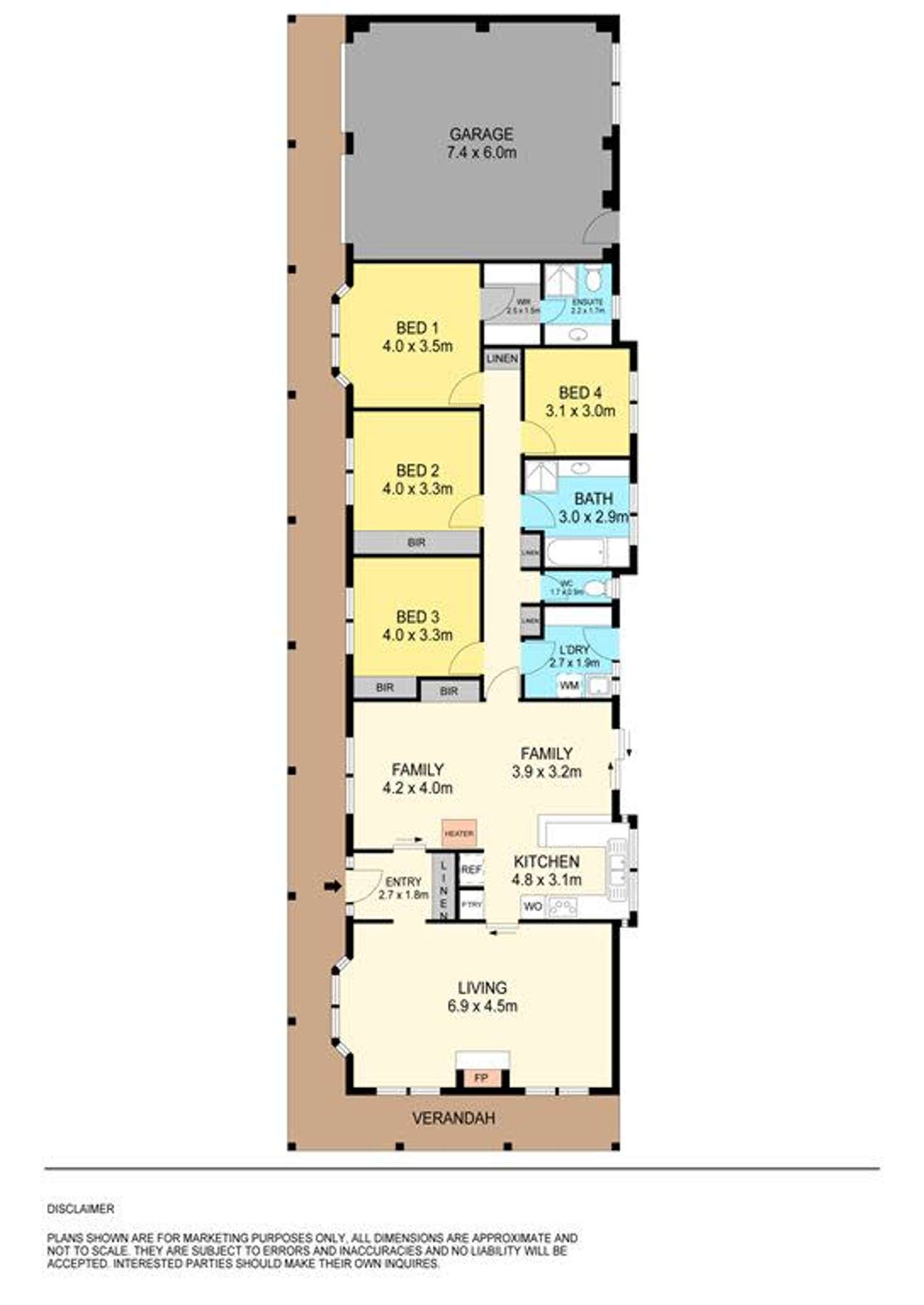 Floorplan of Homely house listing, 18 Harvey Street, Creswick VIC 3363