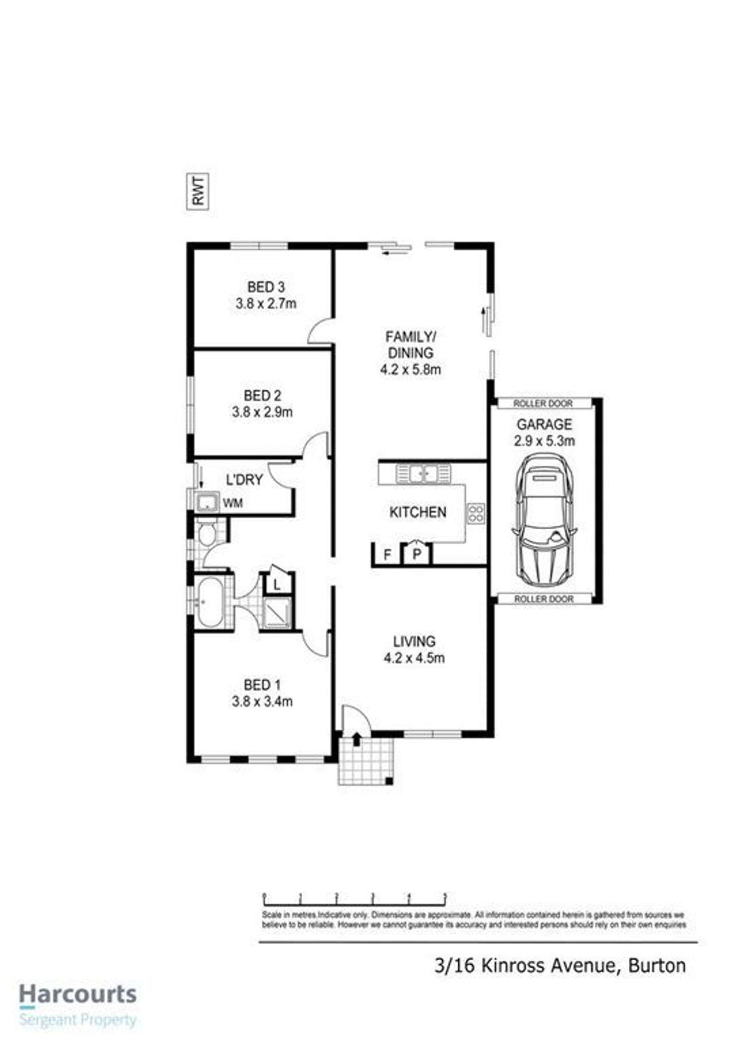 Floorplan of Homely house listing, 3/16 Kinross Avenue, Burton SA 5110