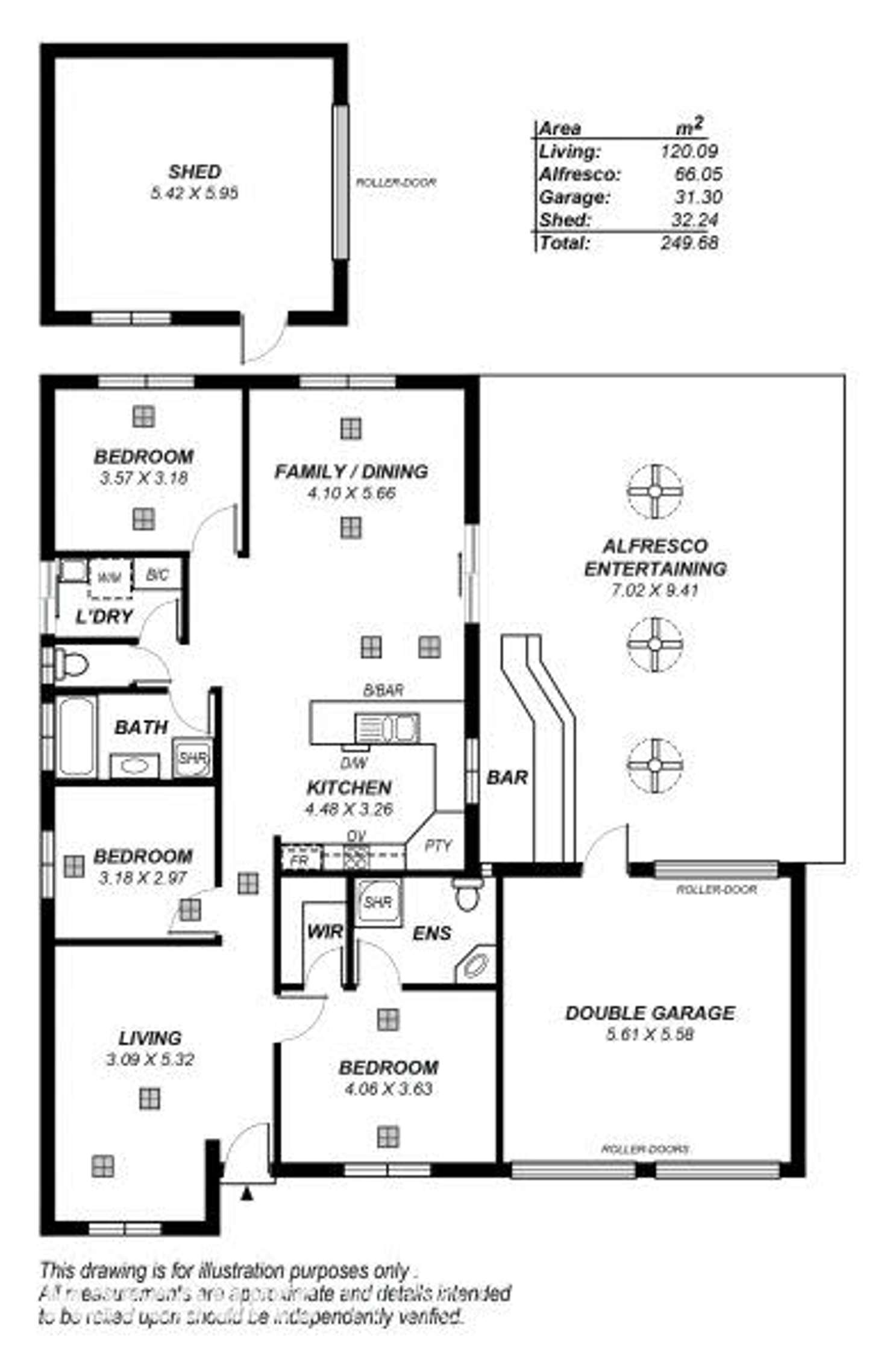 Floorplan of Homely house listing, 21 Stern Road, Seaford Meadows SA 5169
