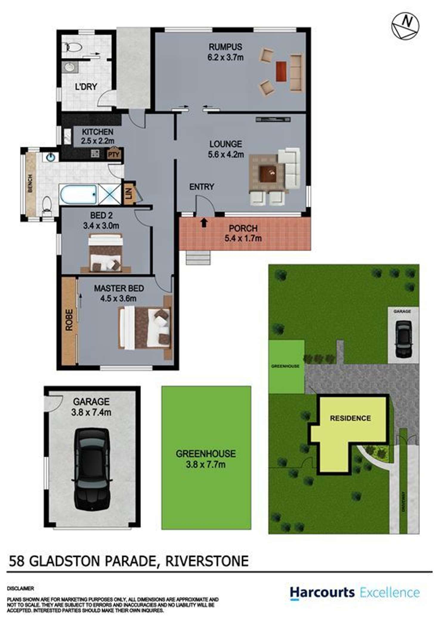 Floorplan of Homely house listing, 58 Gladstone Parade, Riverstone NSW 2765