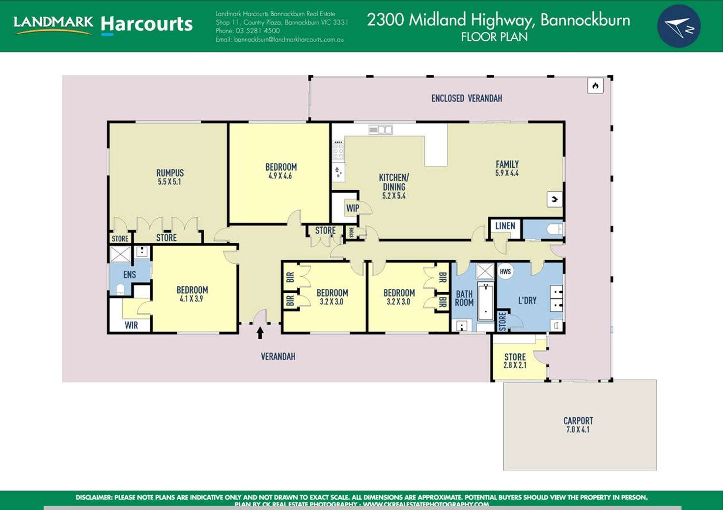 Floorplan of Homely house listing, 2300 Midland Highway, Bannockburn VIC 3331