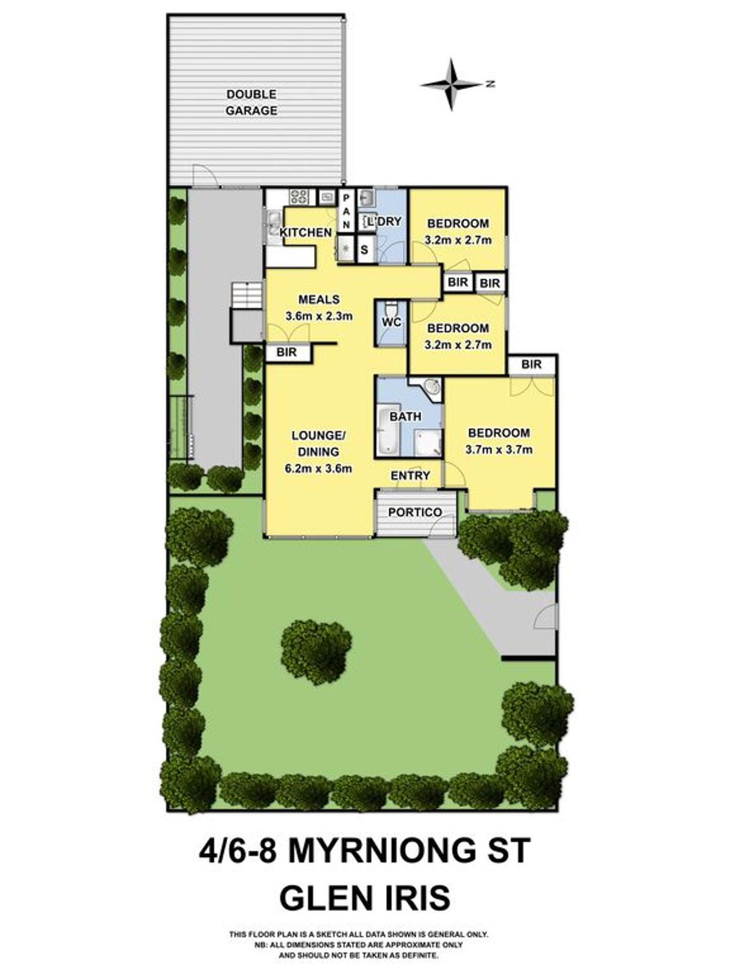 Floorplan of Homely unit listing, Unit 4/6-8 Myrniong Street, Glen Iris VIC 3146