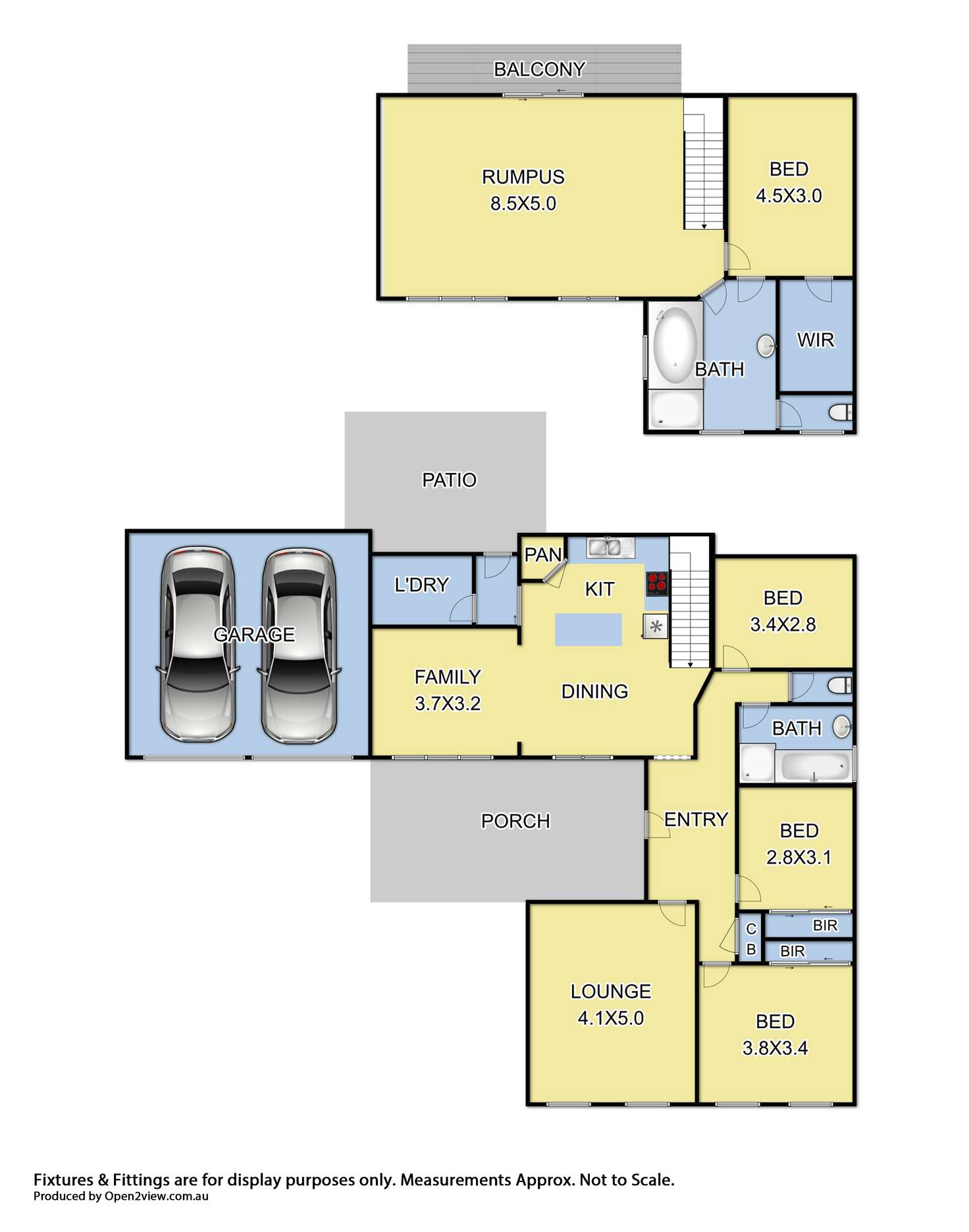 Floorplan of Homely house listing, 17 Araluen Drive, Croydon VIC 3136