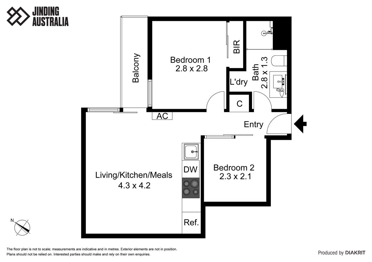 Floorplan of Homely apartment listing, 402 20-26 Coromandel Place, Melbourne VIC 3000
