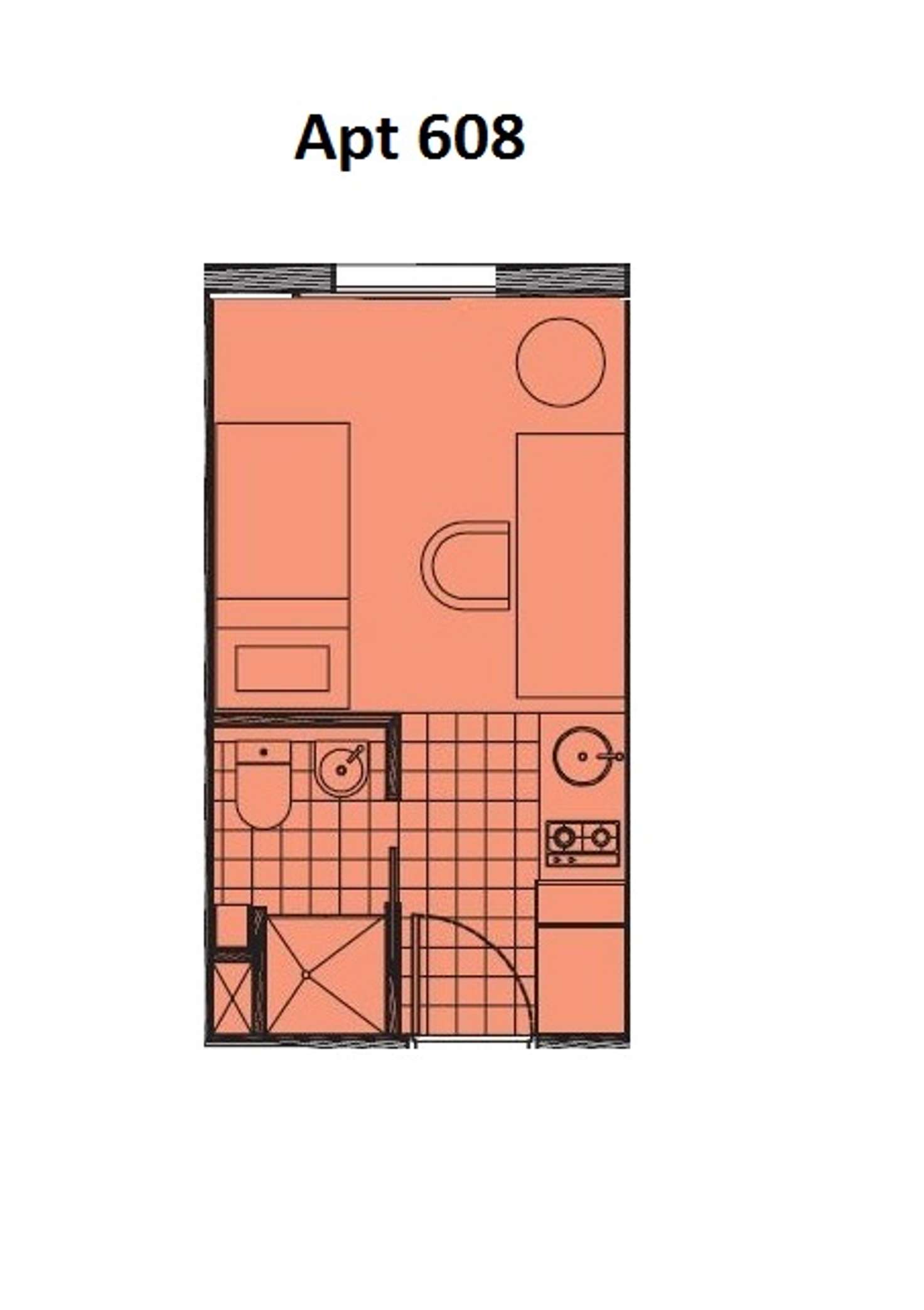 Floorplan of Homely apartment listing, 6 High Street, North Melbourne VIC 3051