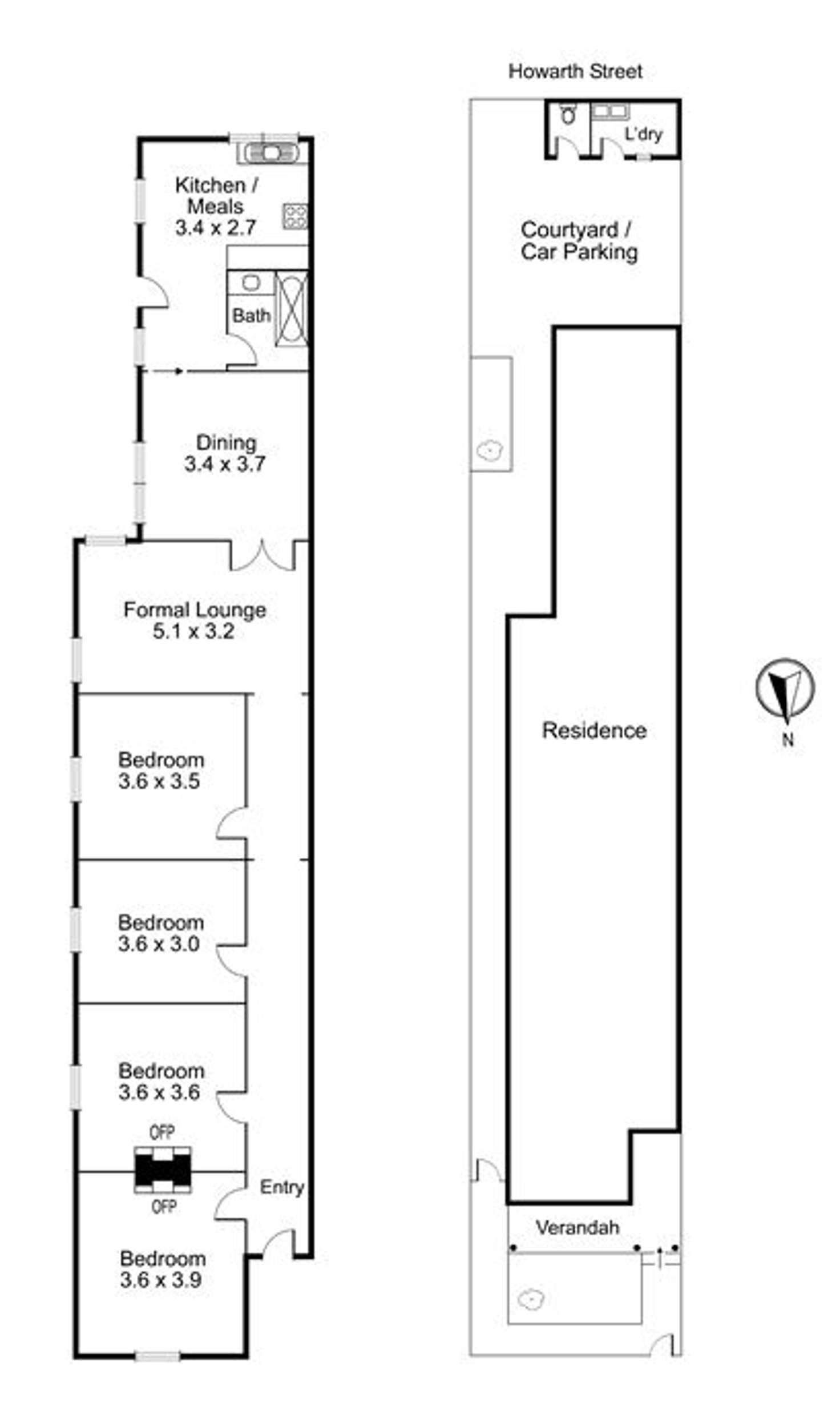 Floorplan of Homely house listing, 268 Victoria Street, Brunswick VIC 3056