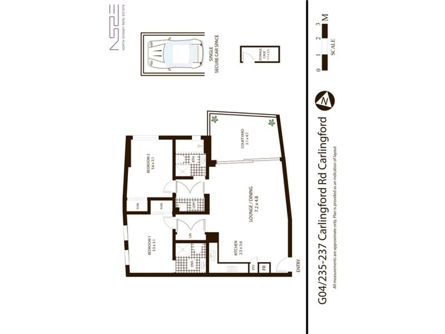 Floorplan of Homely unit listing, G04/235-237 Carlingford Rd, Carlingford NSW 2118