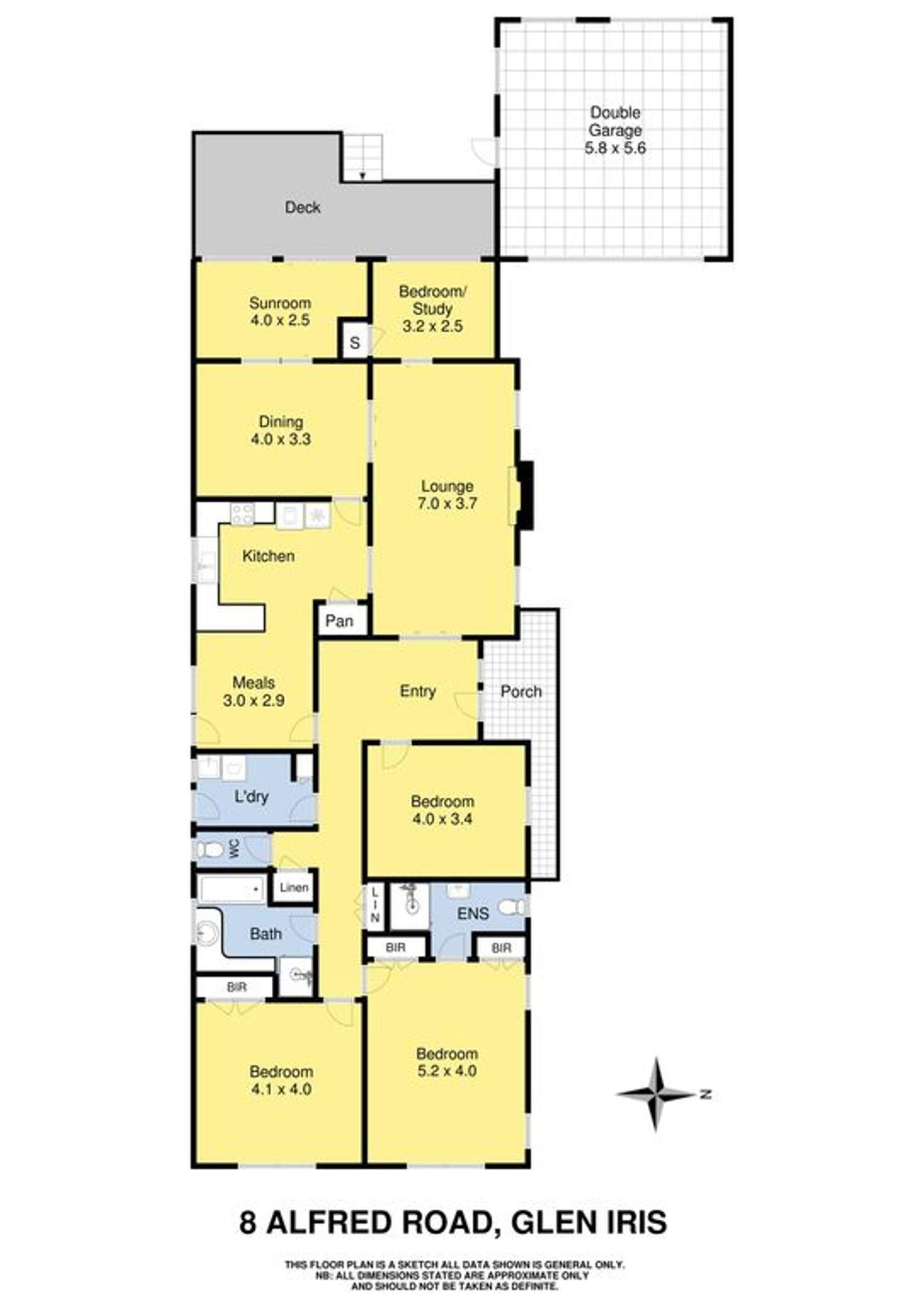 Floorplan of Homely house listing, 8 Alfred Road, Glen Iris VIC 3146
