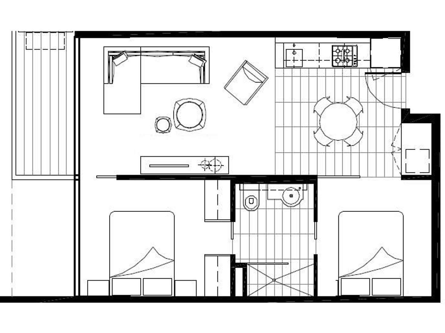 Floorplan of Homely house listing, 1303/39 Coventry Street, southbank VIC 3006