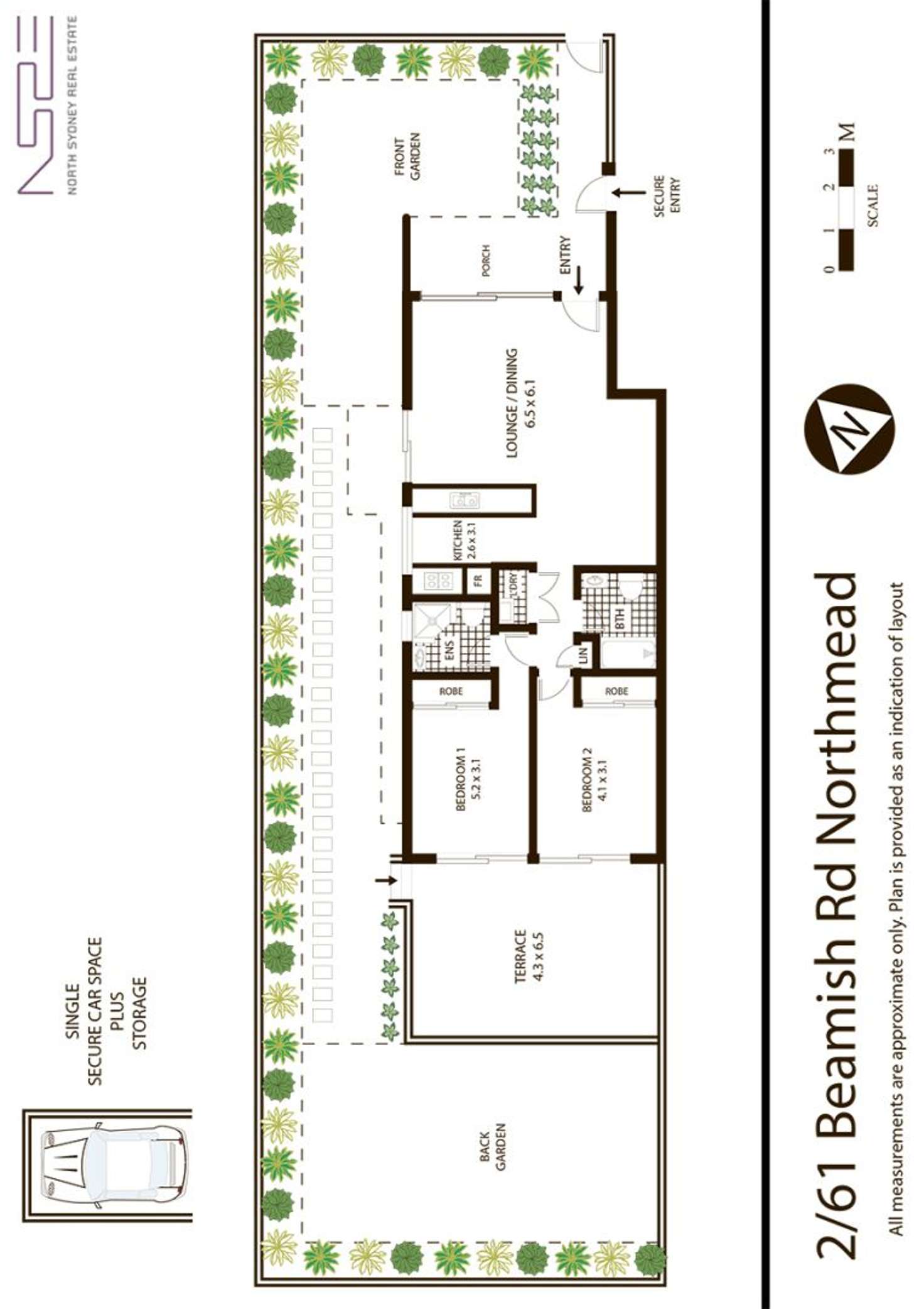 Floorplan of Homely apartment listing, 2/61-63 Beamish Road, Northmead NSW 2152