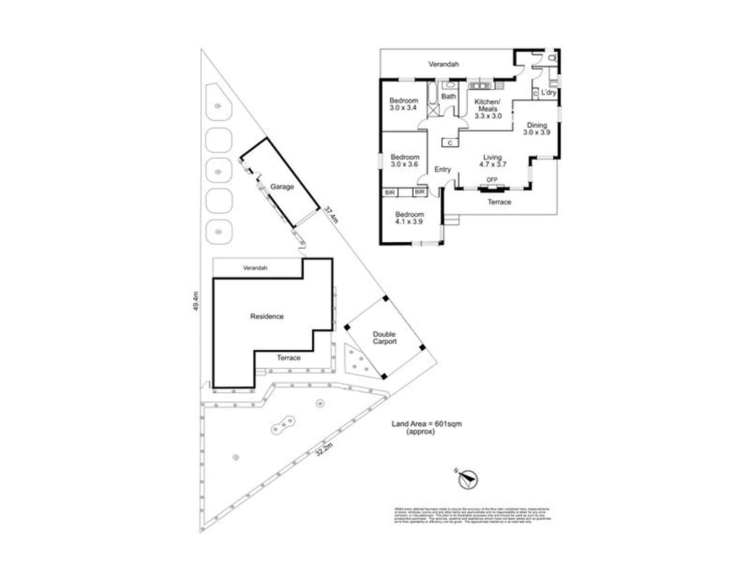 Floorplan of Homely house listing, 48 Robbins Street, Ivanhoe VIC 3079