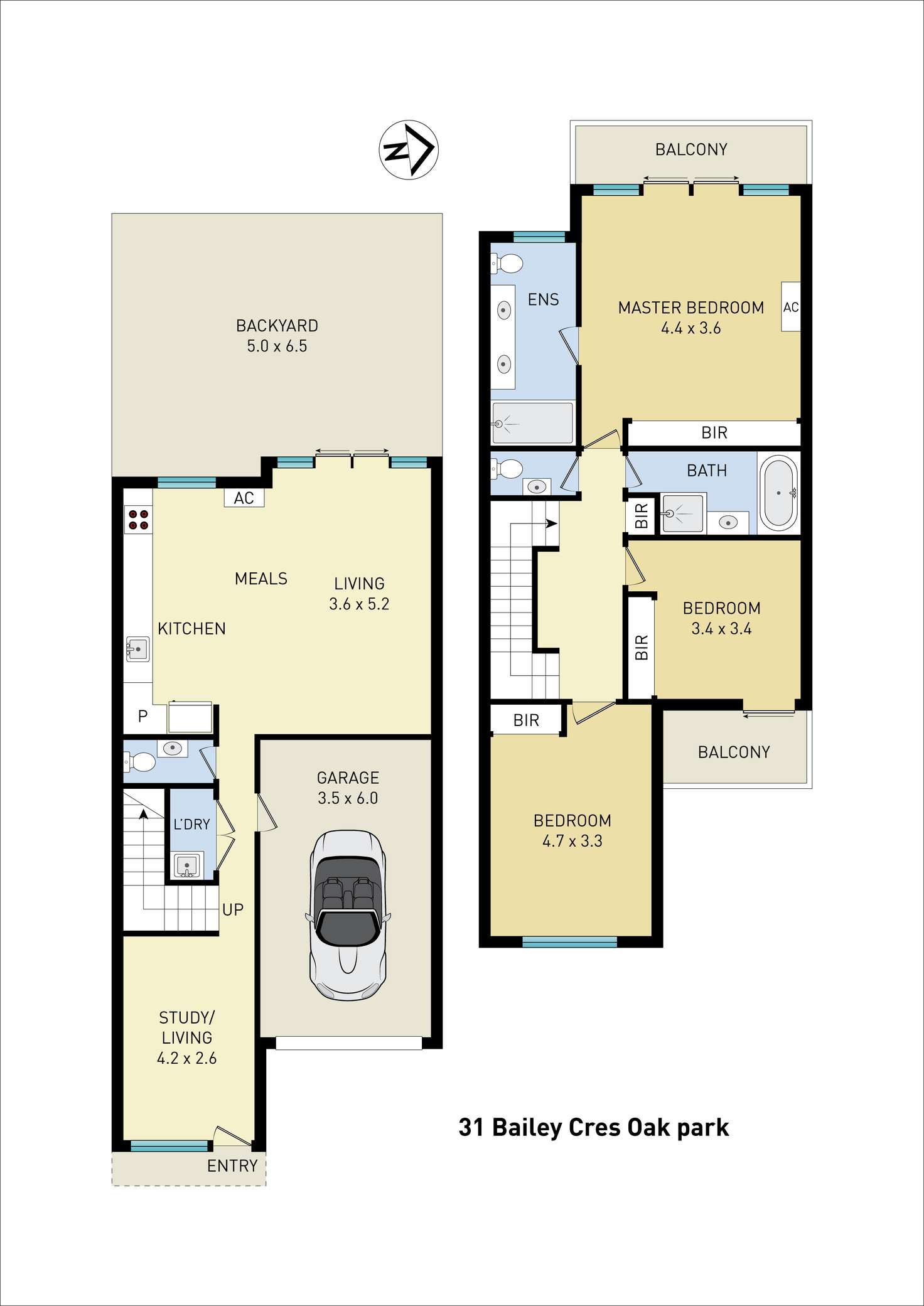 Floorplan of Homely house listing, 31 Bailey Crescent, Oak Park VIC 3046