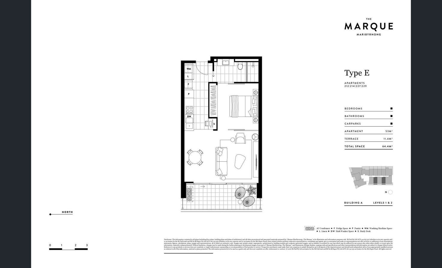 Floorplan of Homely apartment listing, 711/68 Wests Road, Maribyrnong VIC 3032